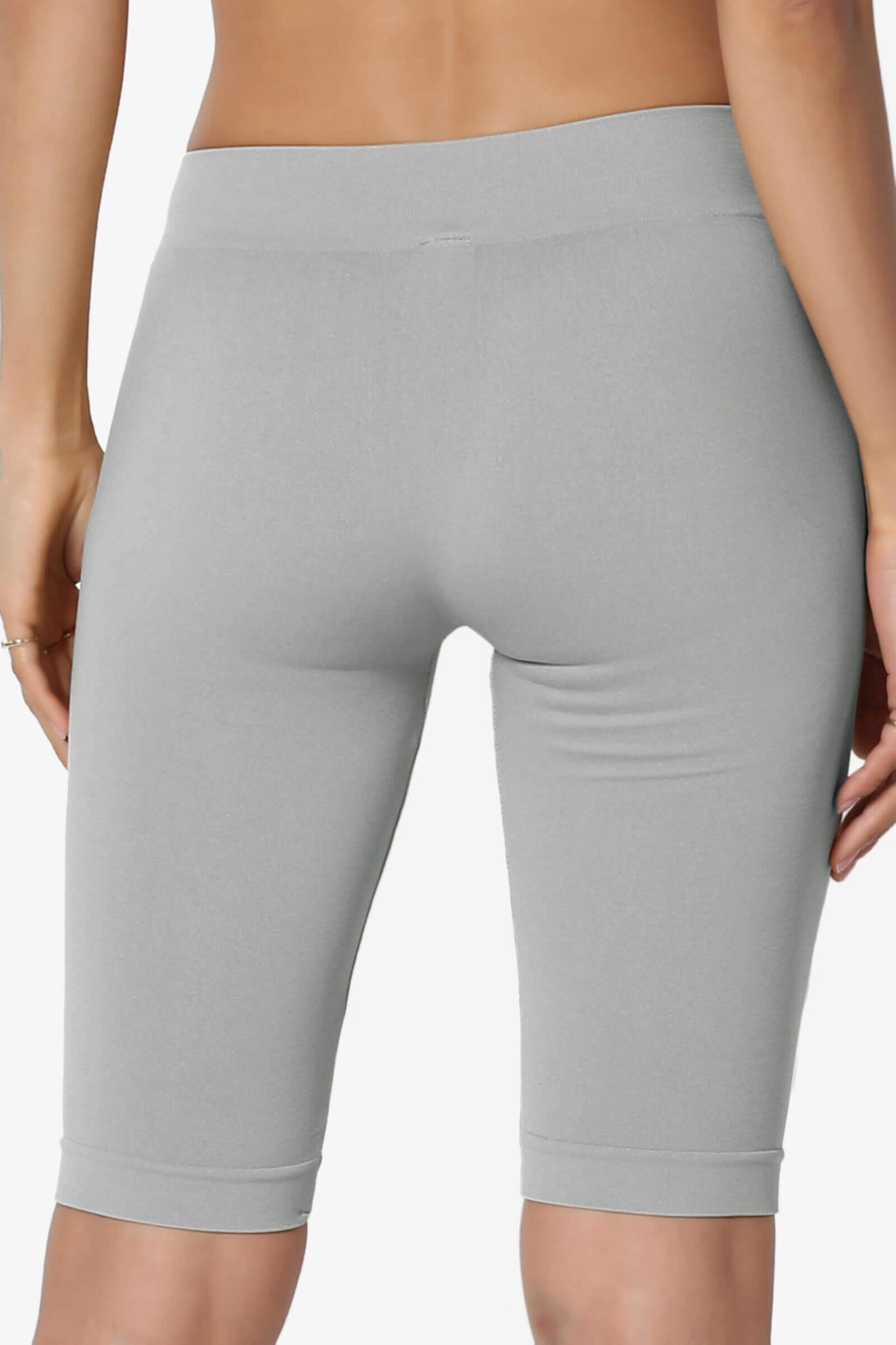 Tivoli Seamless Bermuda Short Leggings LIGHT GREY_3