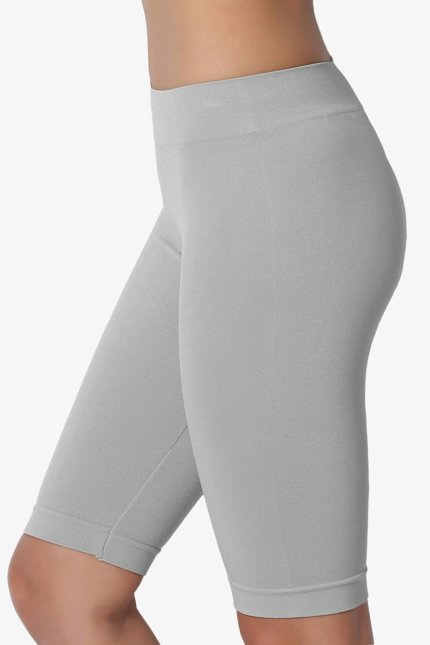 Tivoli Seamless Bermuda Short Leggings LIGHT GREY_5
