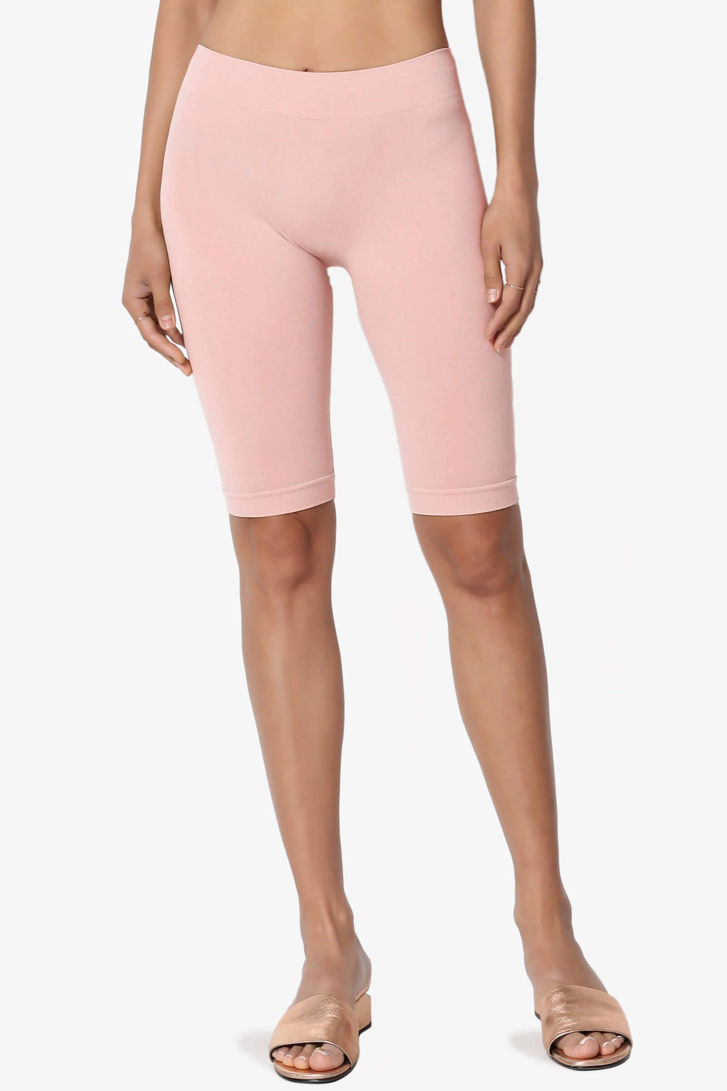 Tivoli Seamless Bermuda Short Leggings LIGHT PINK_1