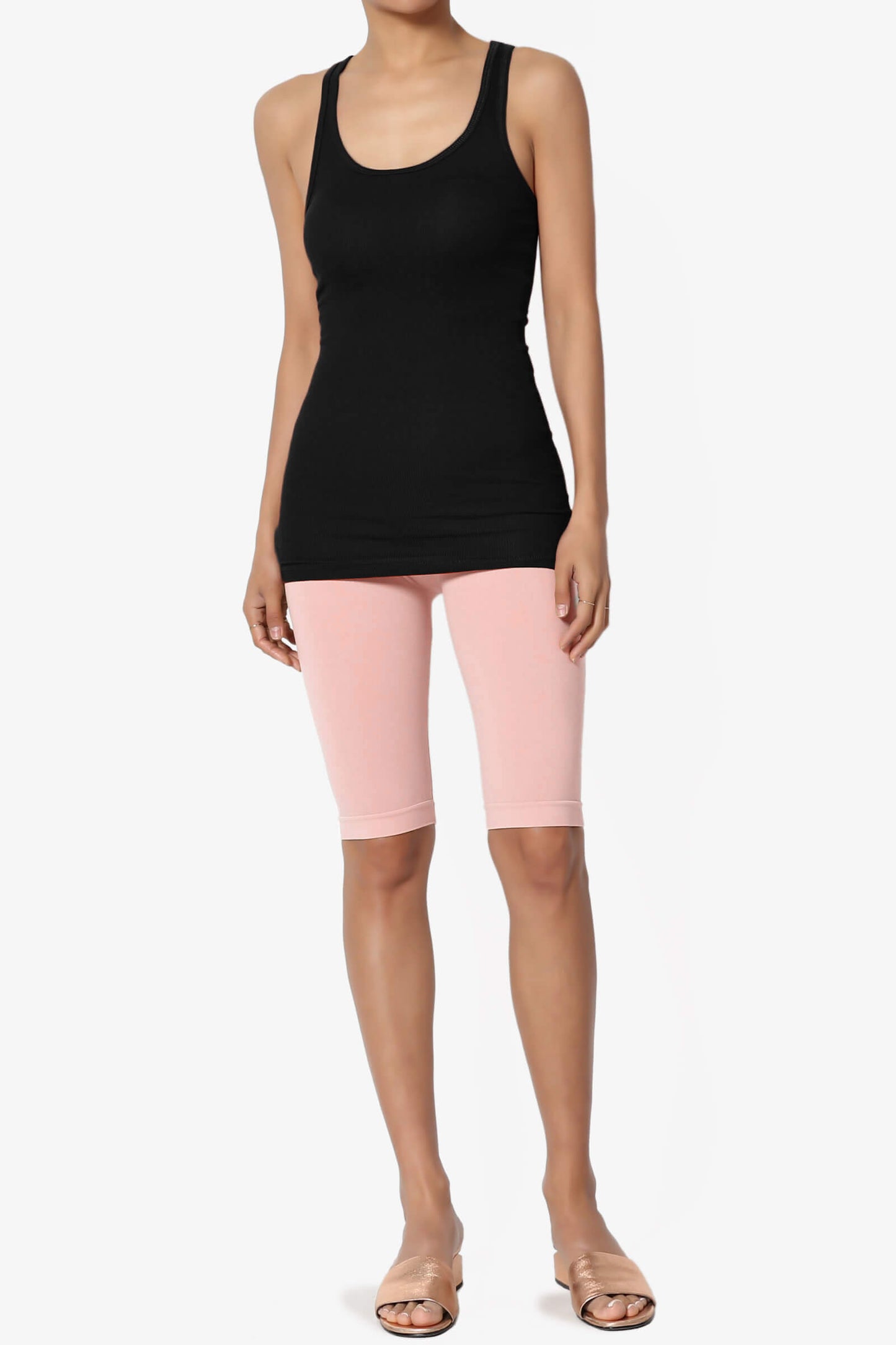Tivoli Seamless Bermuda Short Leggings LIGHT PINK_6