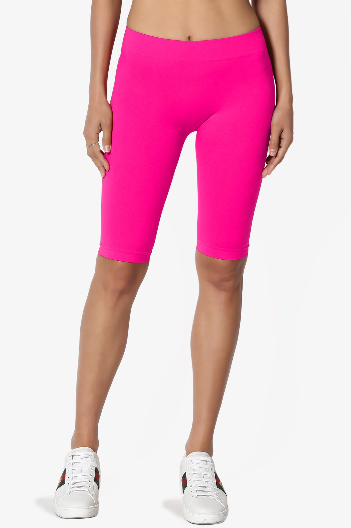 Tivoli Seamless Bermuda Short Leggings NEON FUCHSIA_1