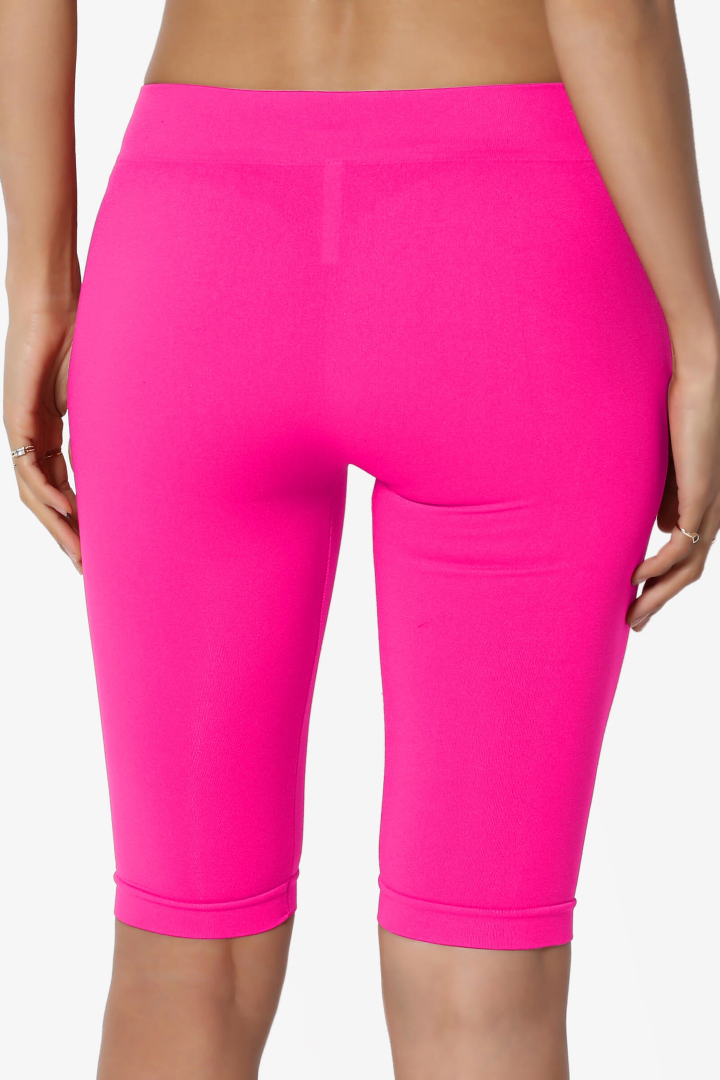 Tivoli Seamless Bermuda Short Leggings NEON FUCHSIA_3