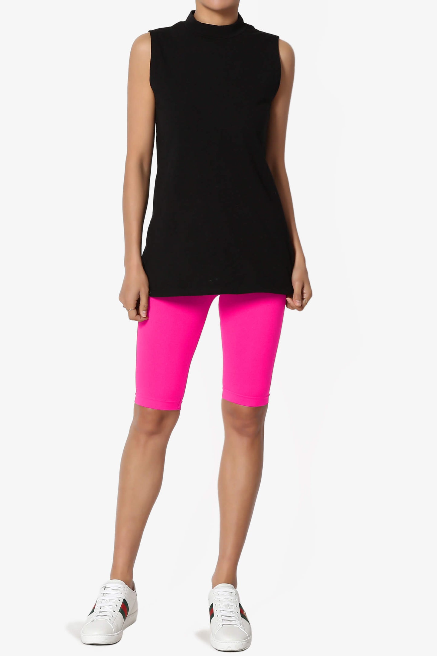 Tivoli Seamless Bermuda Short Leggings NEON FUCHSIA_6