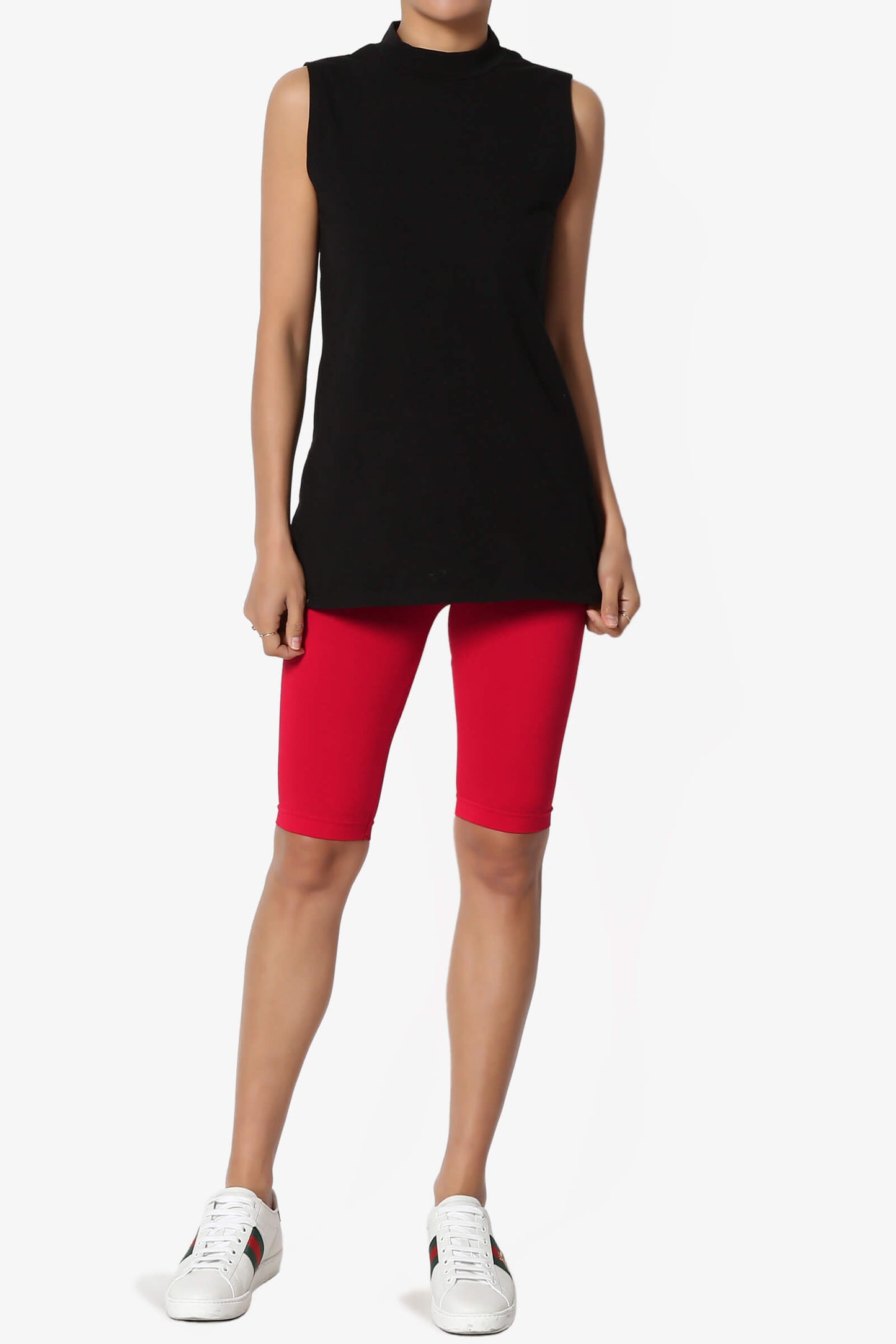 Tivoli Seamless Bermuda Short Leggings RED_6