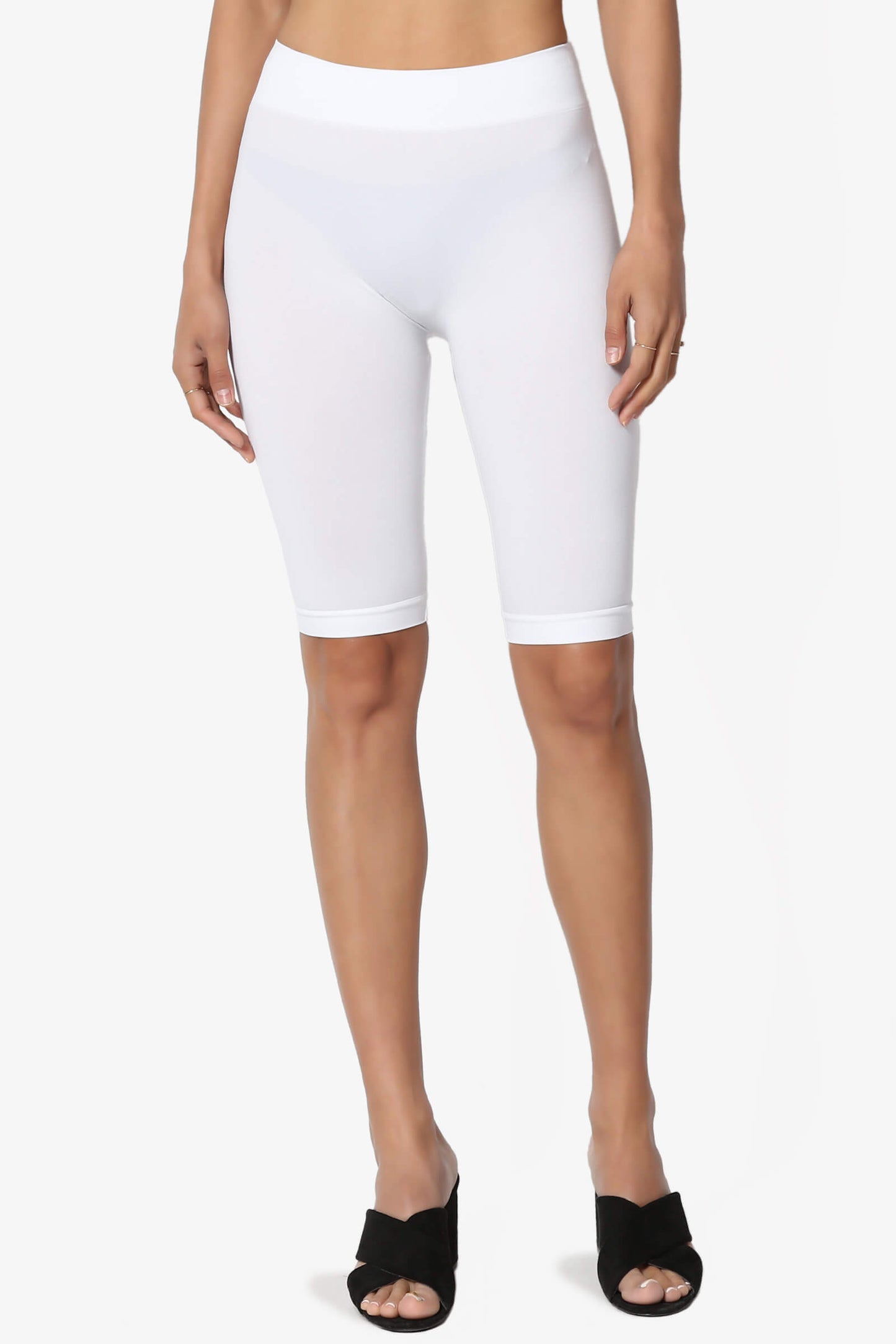 Tivoli Seamless Bermuda Short Leggings WHITE_1