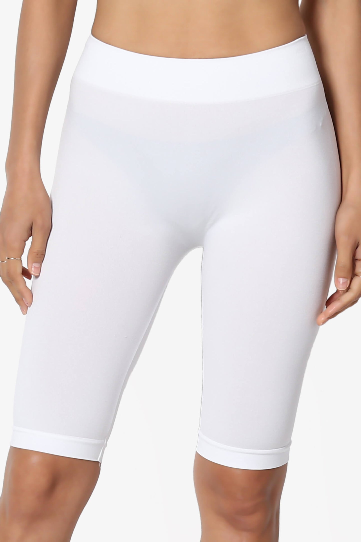 Tivoli Seamless Bermuda Short Leggings WHITE_2