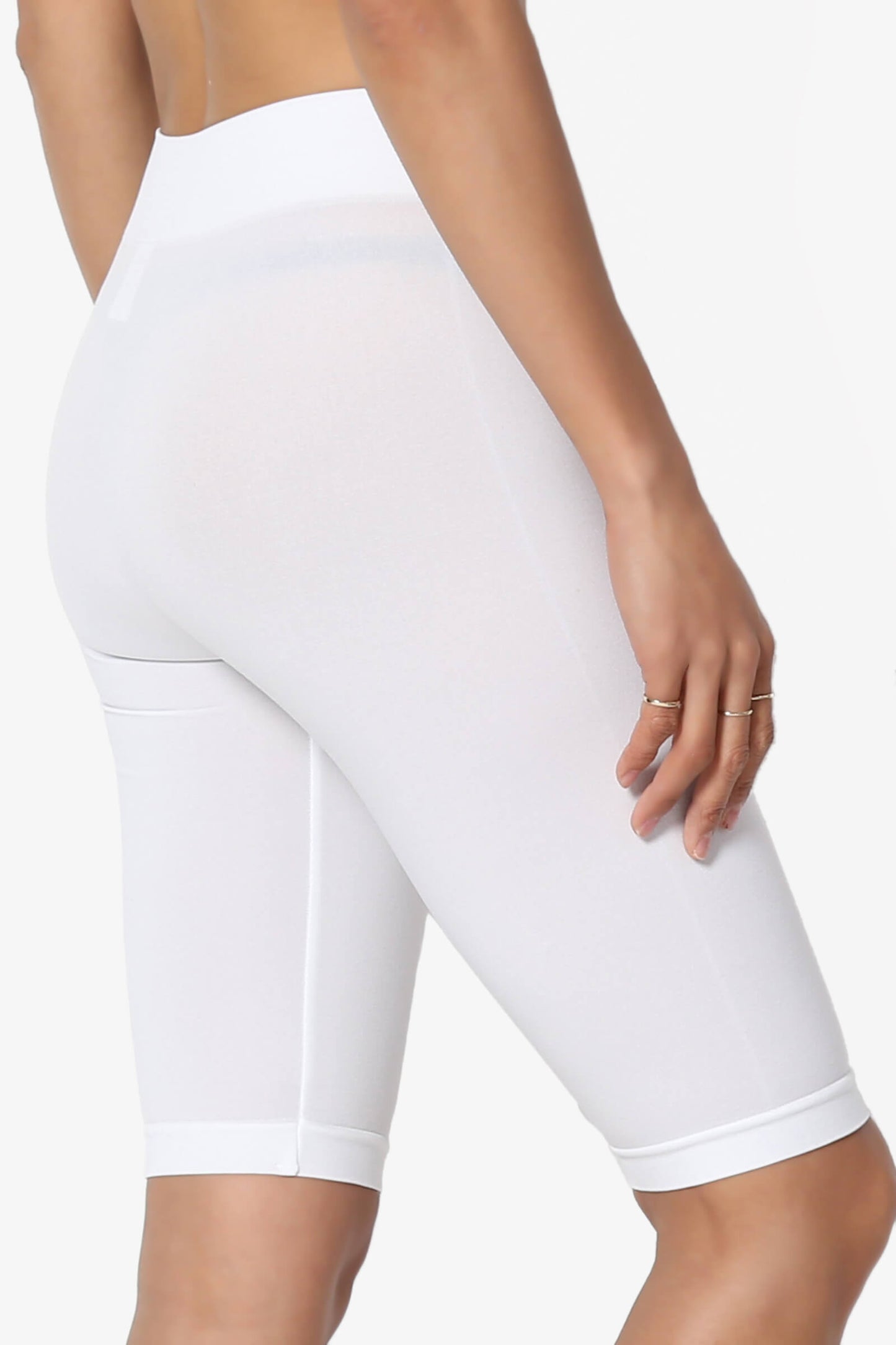 Tivoli Seamless Bermuda Short Leggings WHITE_4