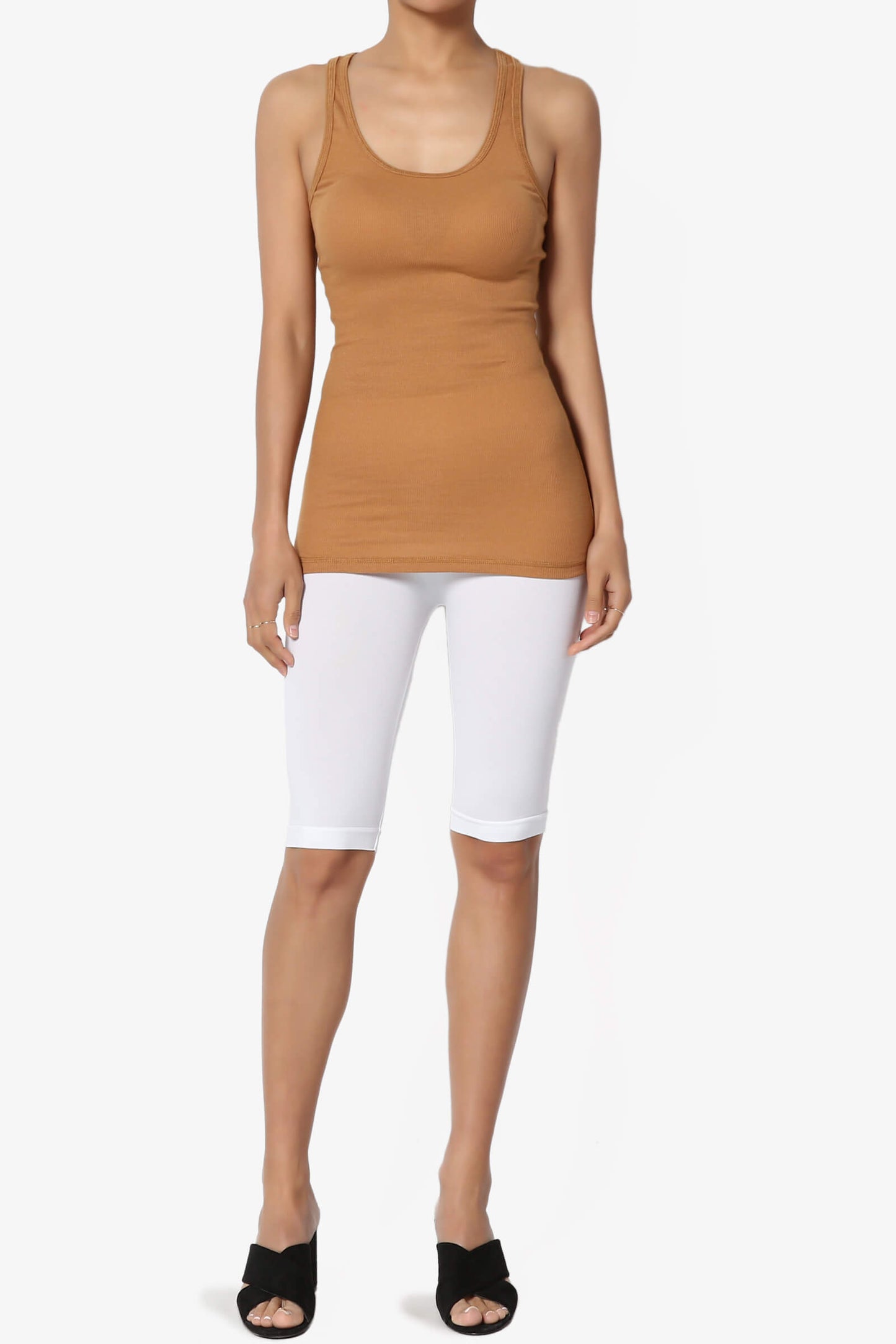 Tivoli Seamless Bermuda Short Leggings WHITE_6