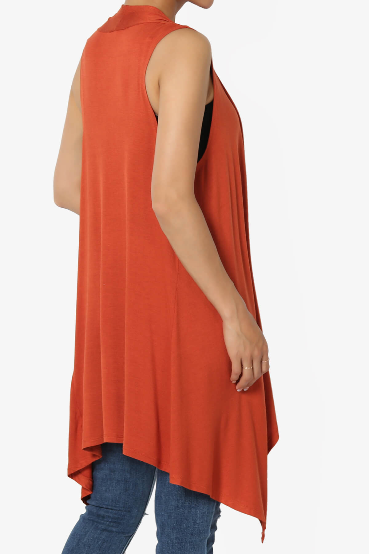 TAYSOM%20DRAPED%20OPEN%20FRONT%20SLEEVELESS%20CARDIGAN%20VEST COPPER_4