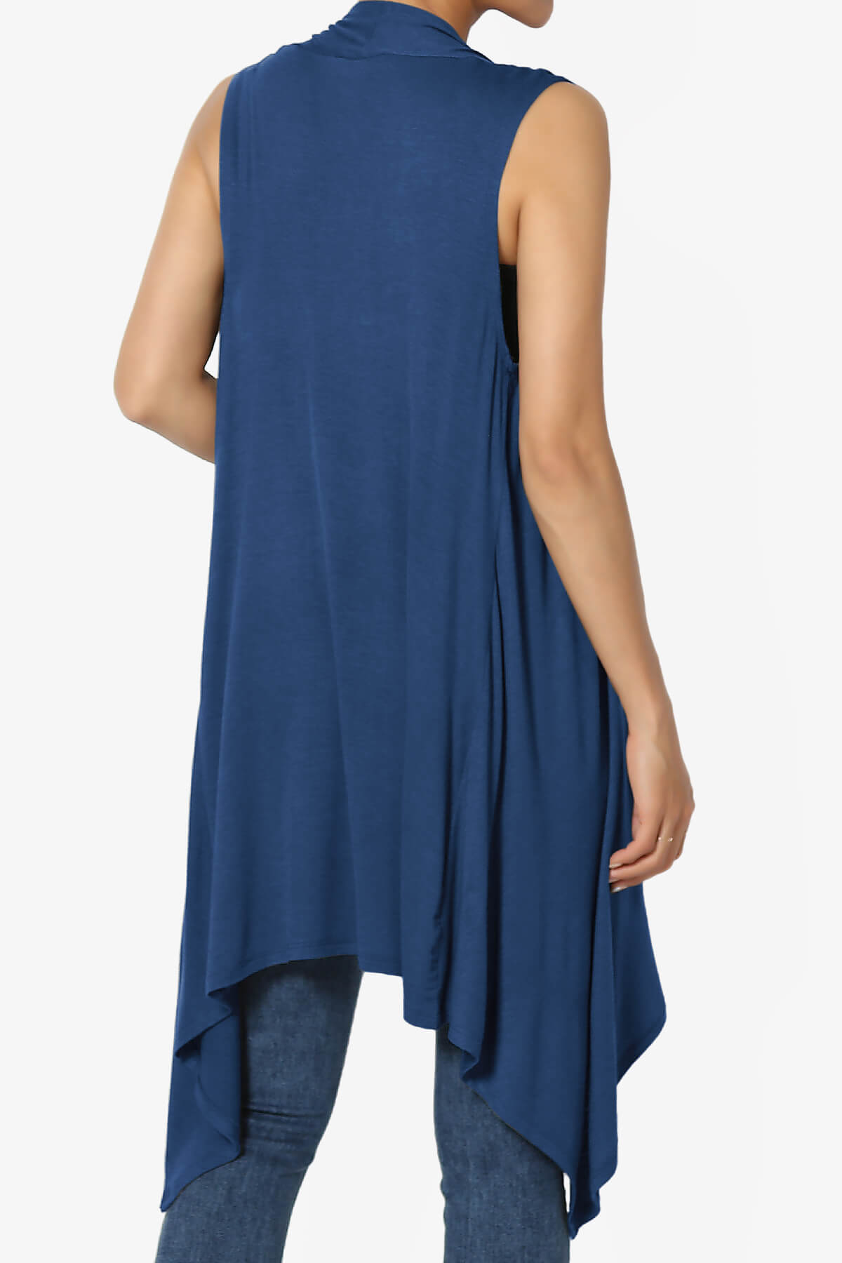 TAYSOM%20DRAPED%20OPEN%20FRONT%20SLEEVELESS%20CARDIGAN%20VEST LIGHT NAVY_2