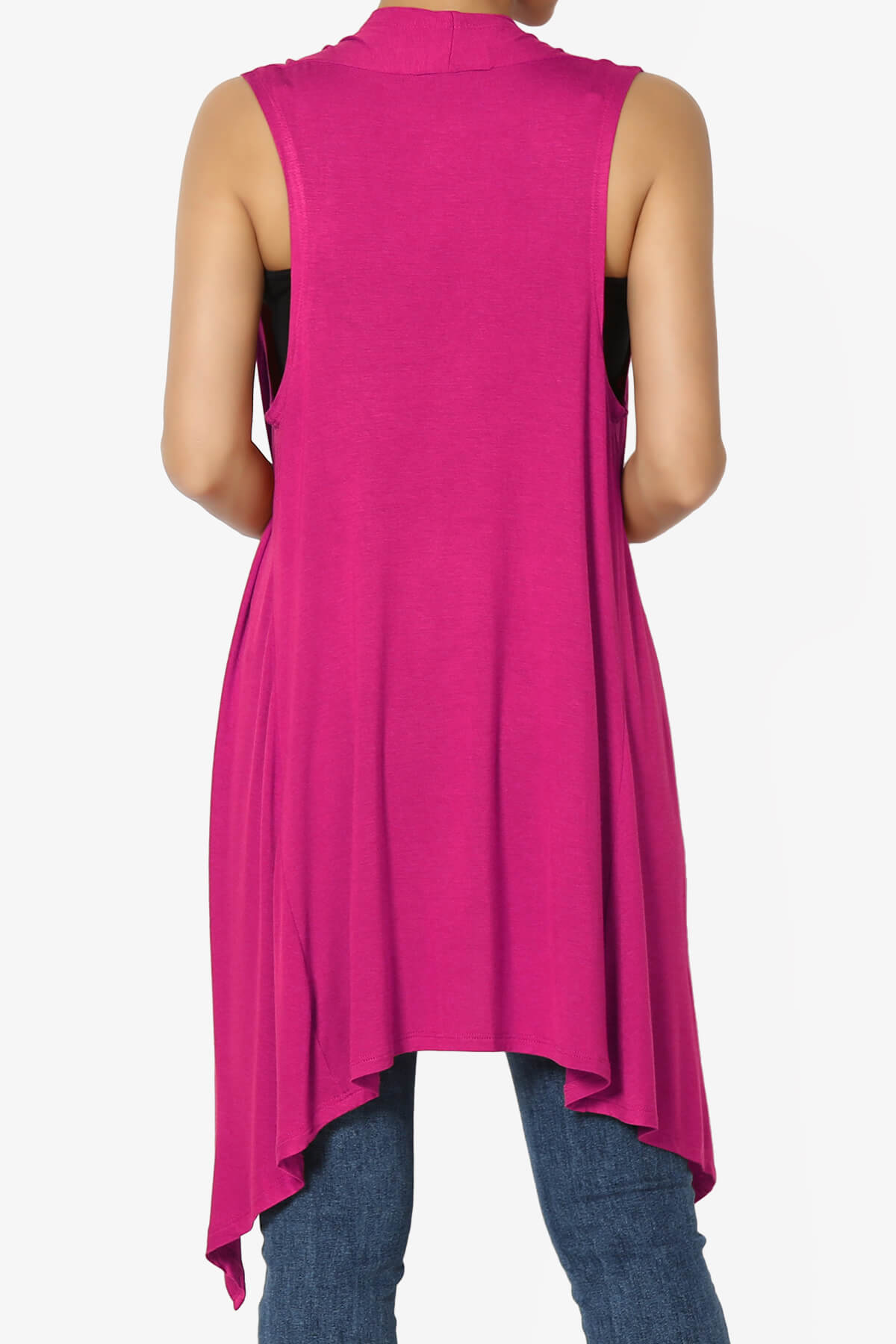 TAYSOM%20DRAPED%20OPEN%20FRONT%20SLEEVELESS%20CARDIGAN%20VEST MAGENTA_2