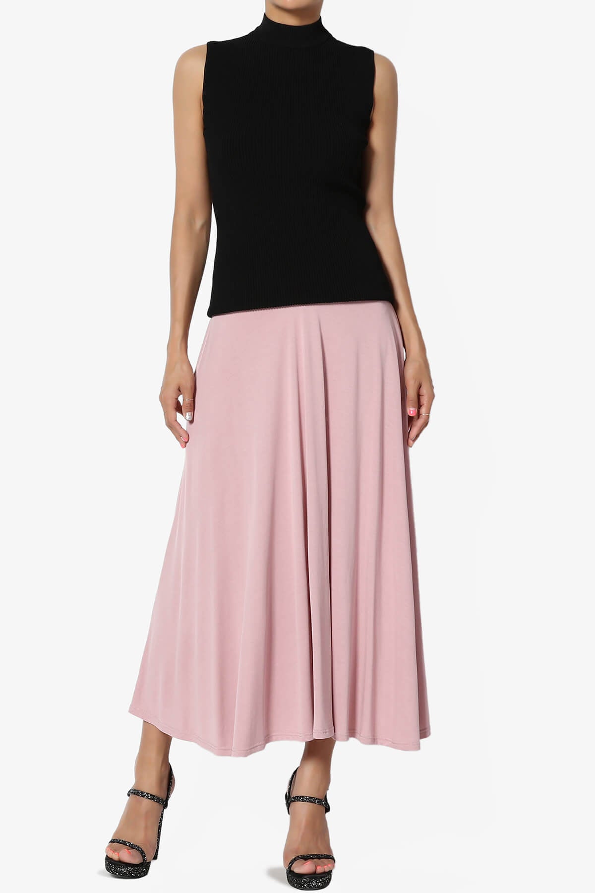 Jubilant Pocket Swing Midi Skirt MAUVE_6