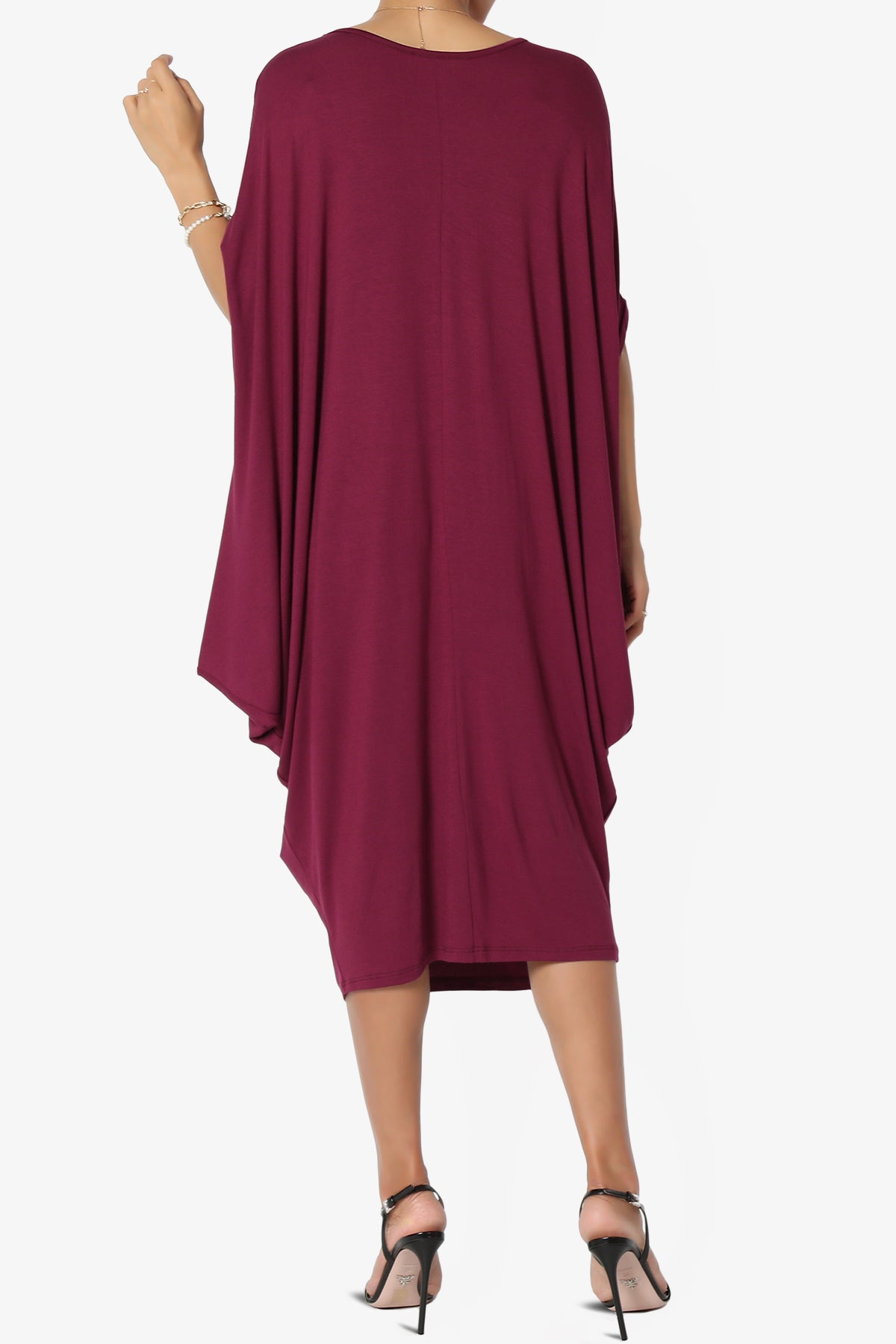 Kandi Loose Batwing Draped Dress