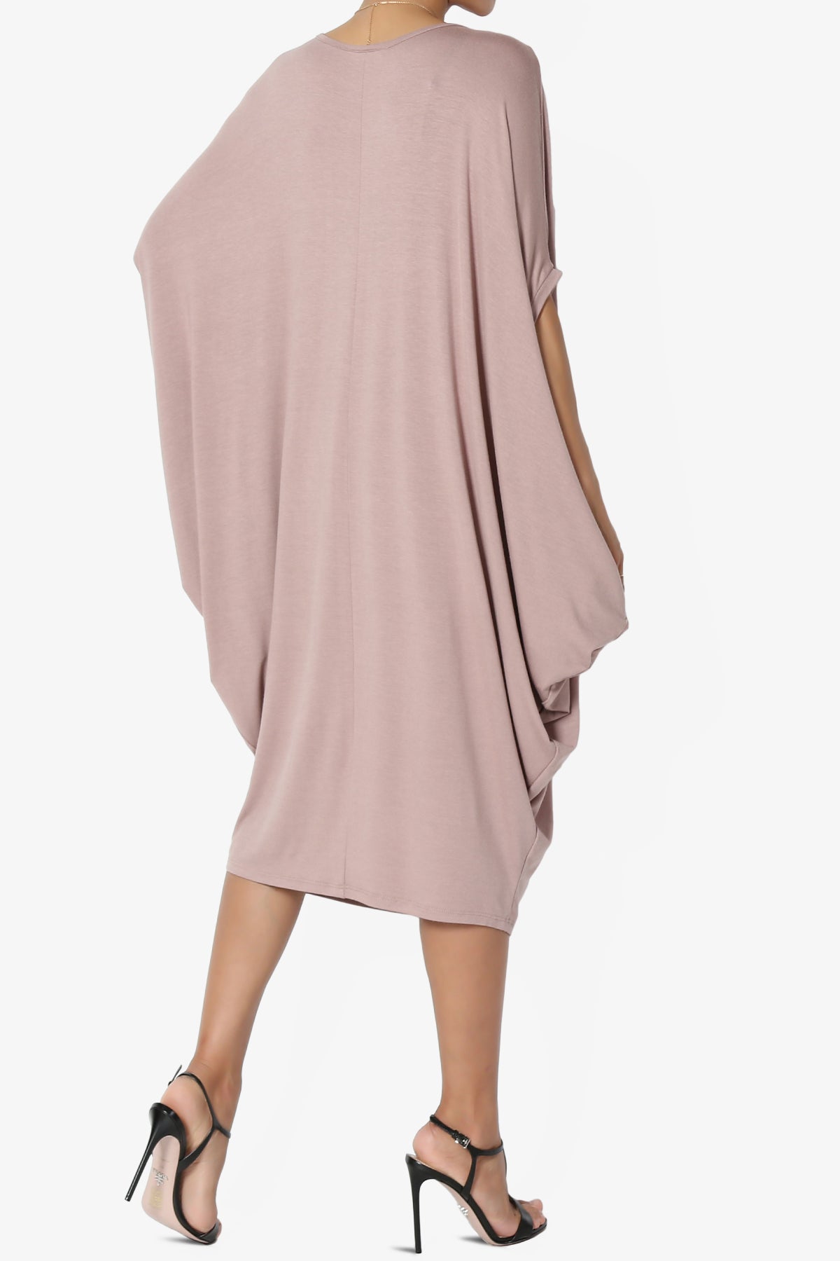 Kandi Loose Batwing Draped Dress