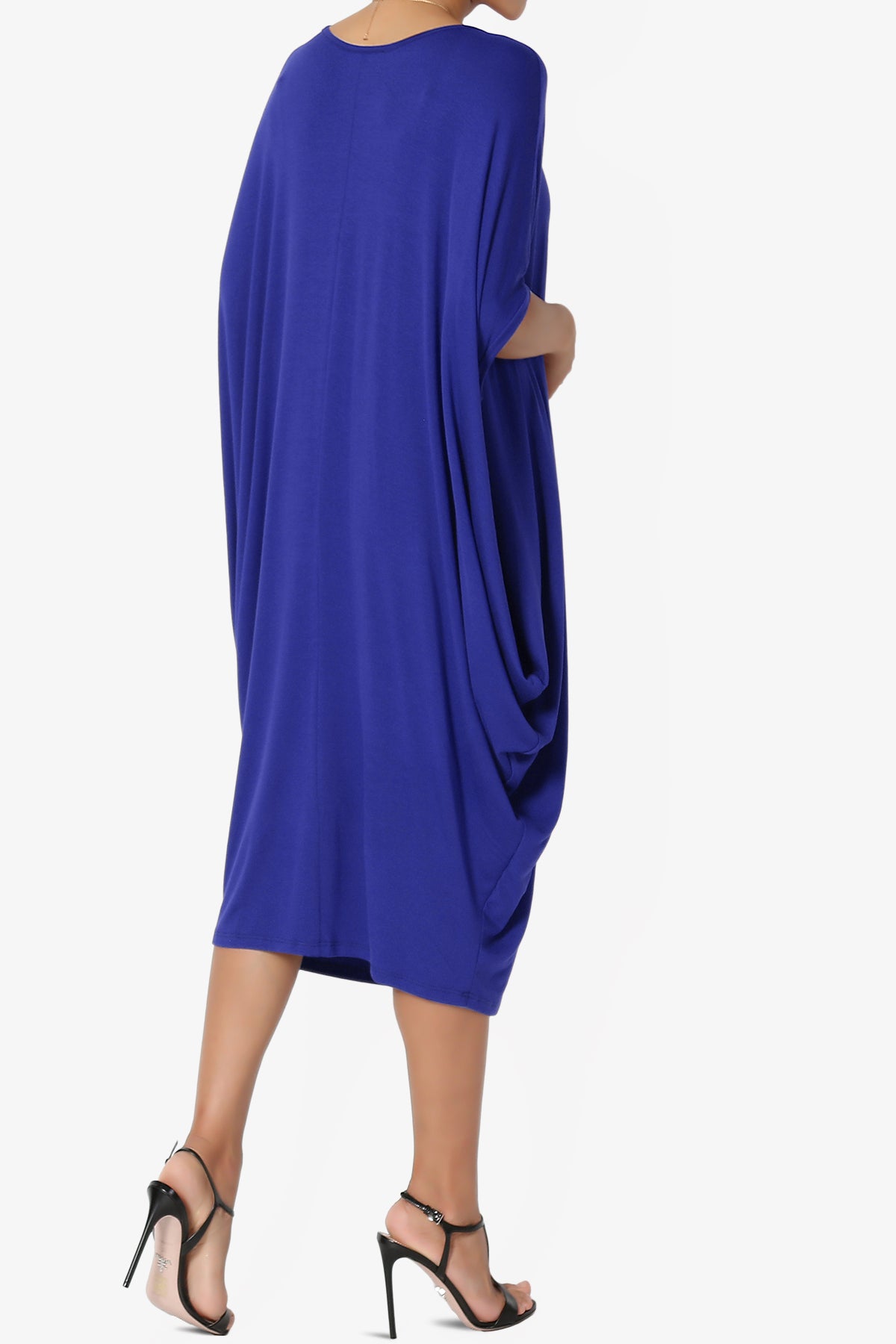 Kandi Loose Batwing Draped Dress
