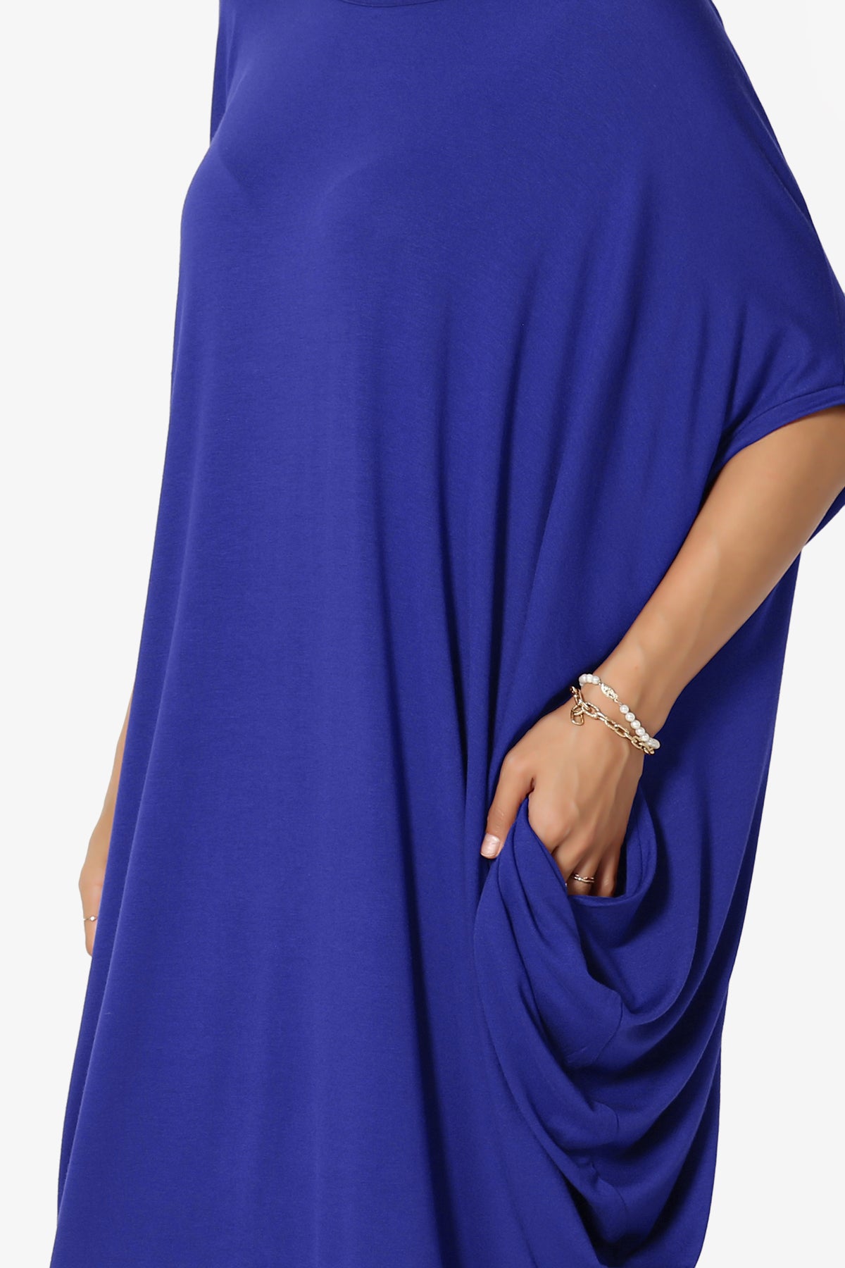 Kandi Loose Batwing Draped Dress