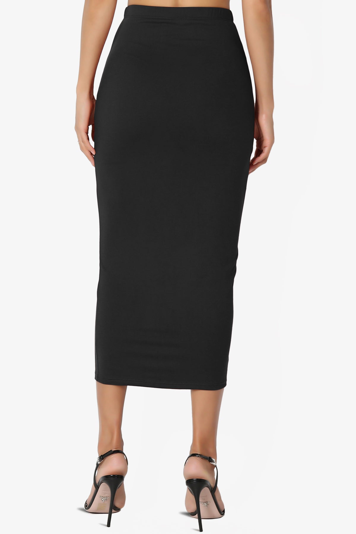 Joey Buttery Soft Knit Midi Pencil Skirt