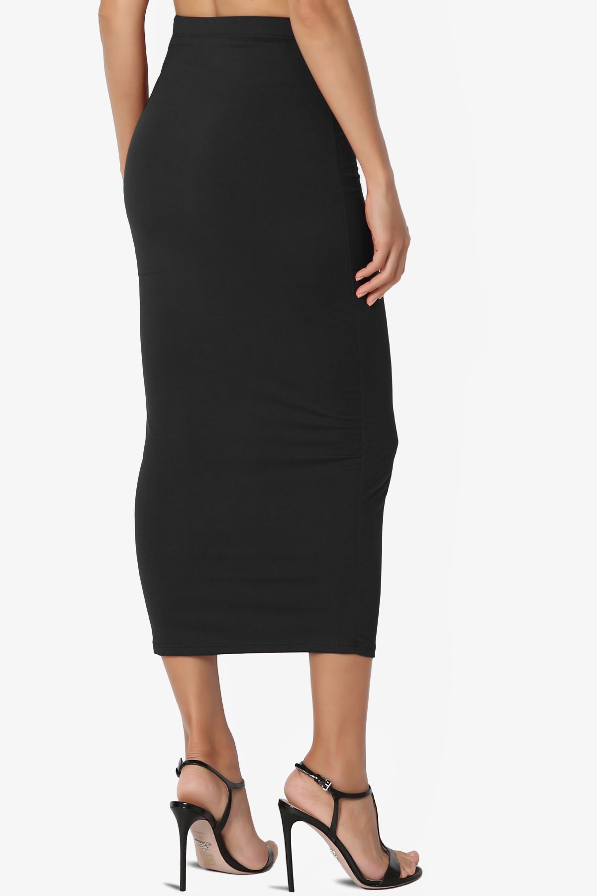 Joey Buttery Soft Knit Midi Pencil Skirt