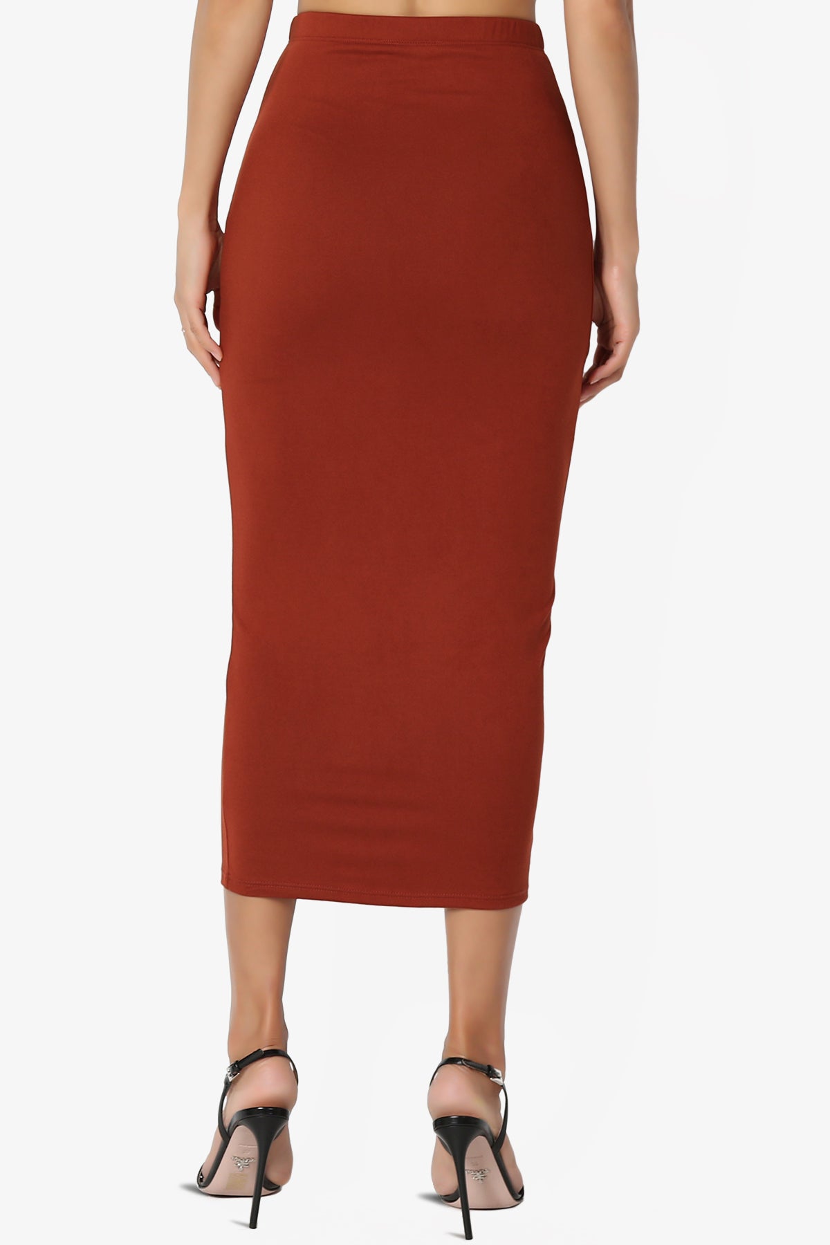 Joey Buttery Soft Knit Midi Pencil Skirt