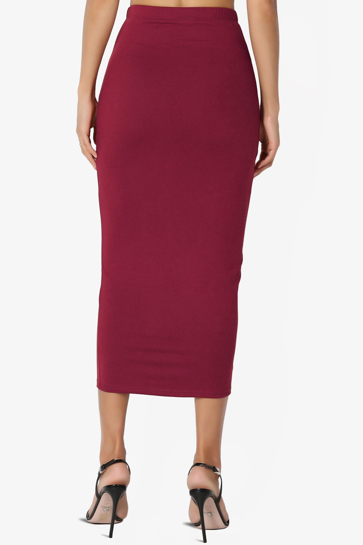 Joey Buttery Soft Knit Midi Pencil Skirt