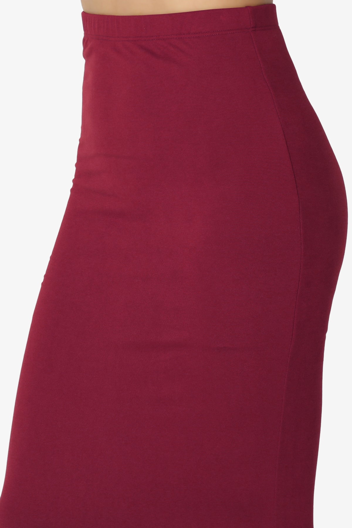 Joey Buttery Soft Knit Midi Pencil Skirt