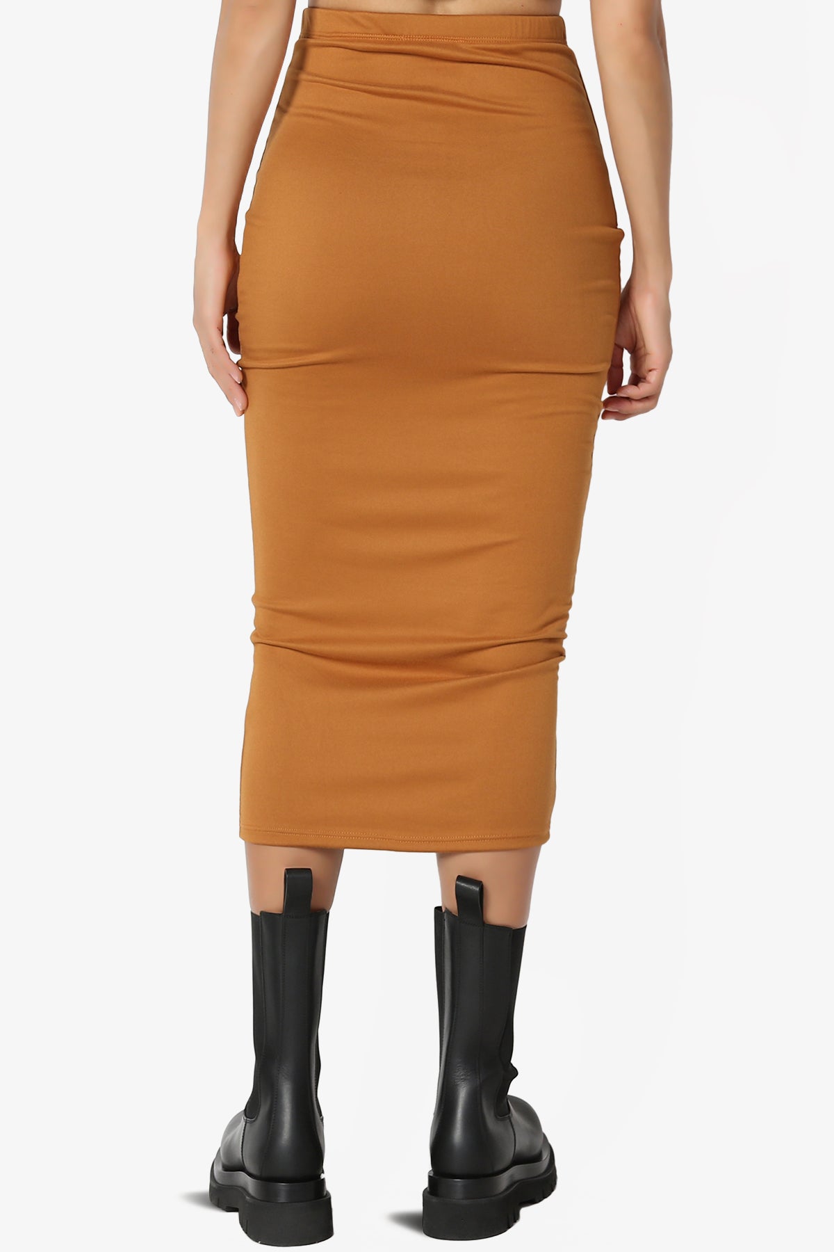 Joey Buttery Soft Knit Midi Pencil Skirt