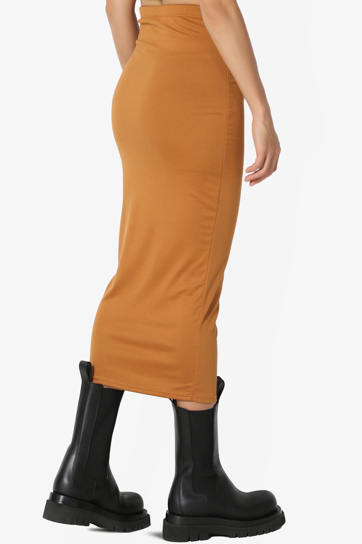 Joey Buttery Soft Knit Midi Pencil Skirt