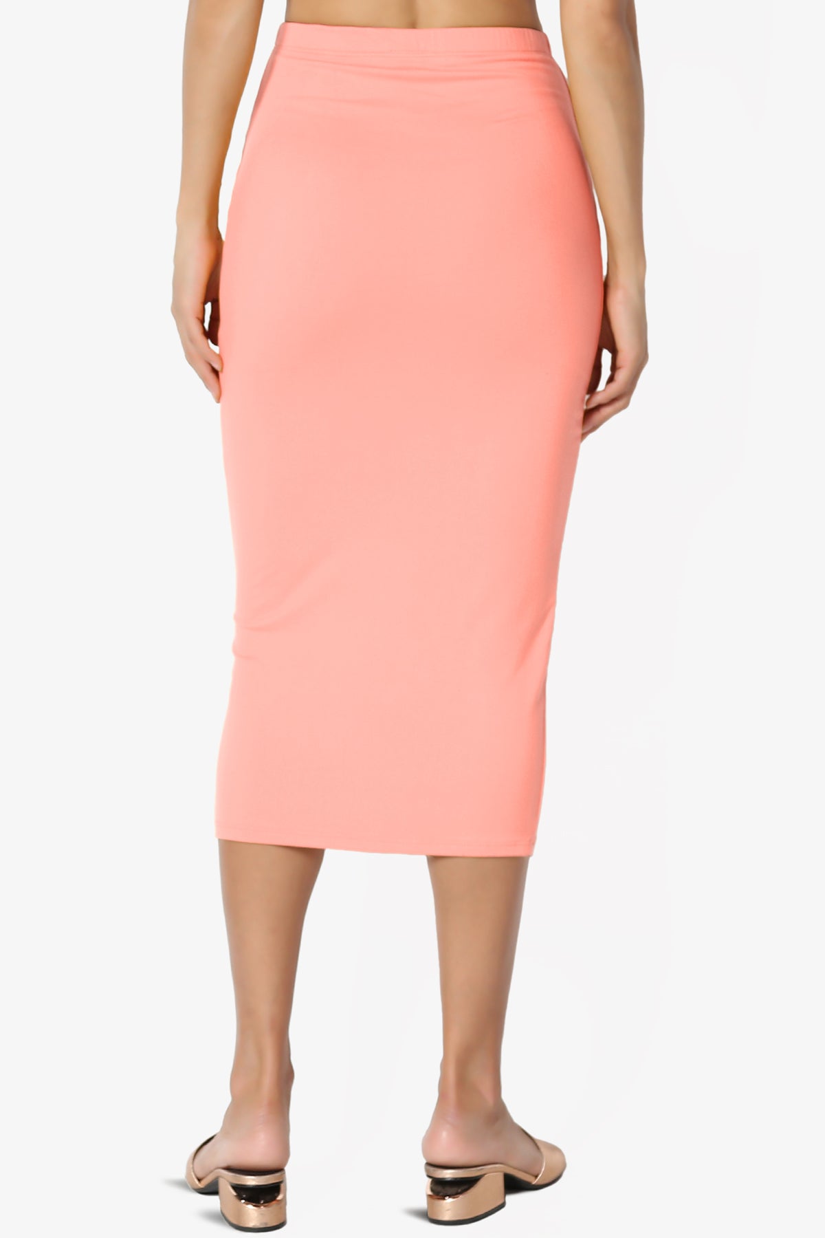 Joey Buttery Soft Knit Midi Pencil Skirt