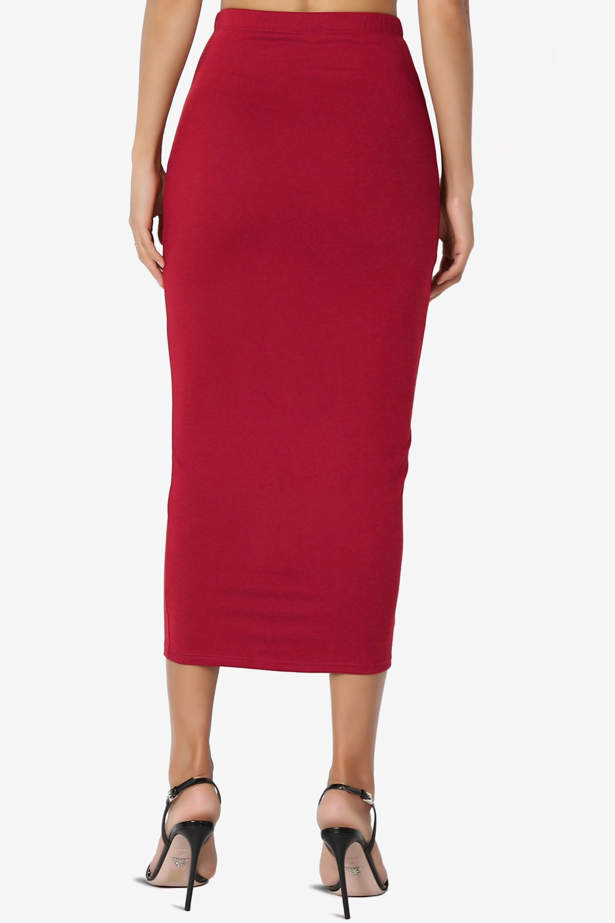 Joey Buttery Soft Knit Midi Pencil Skirt