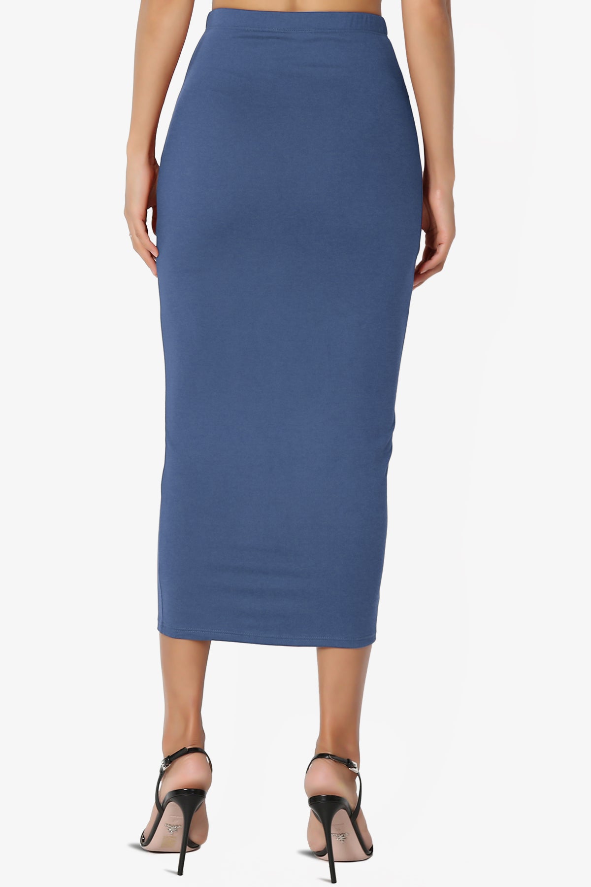Joey Buttery Soft Knit Midi Pencil Skirt
