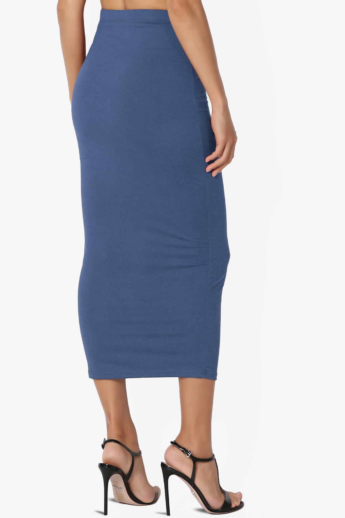Joey Buttery Soft Knit Midi Pencil Skirt