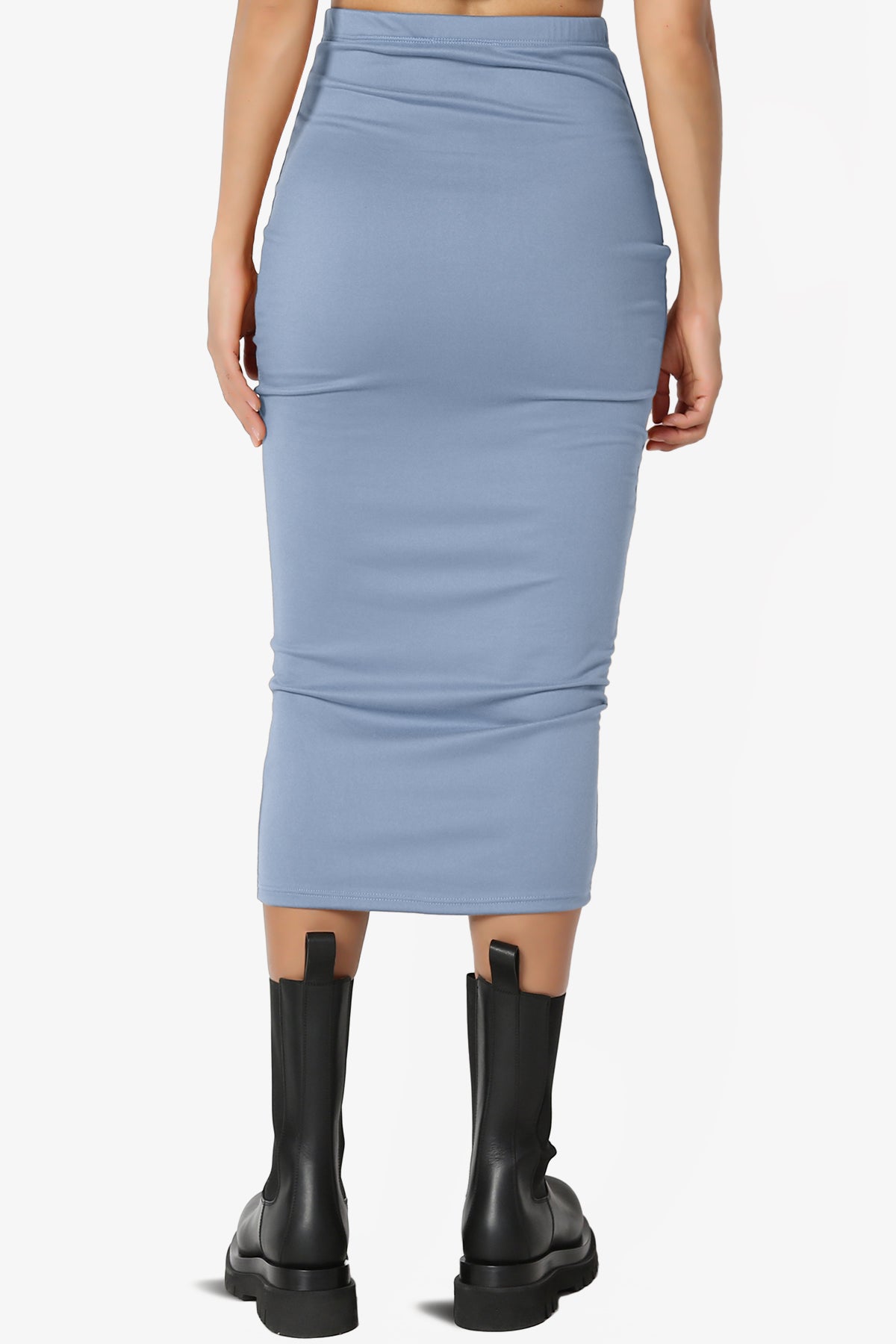 Joey Buttery Soft Knit Midi Pencil Skirt