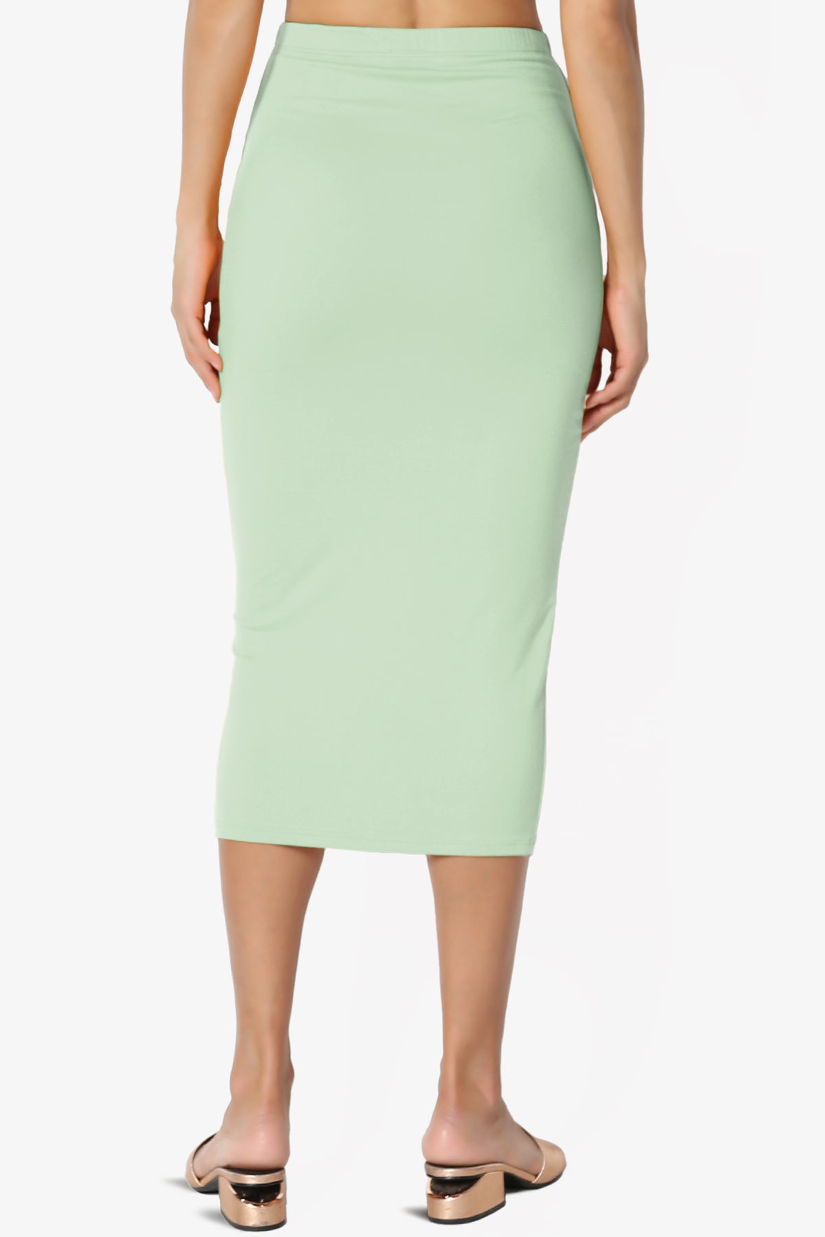 Joey Buttery Soft Knit Midi Pencil Skirt