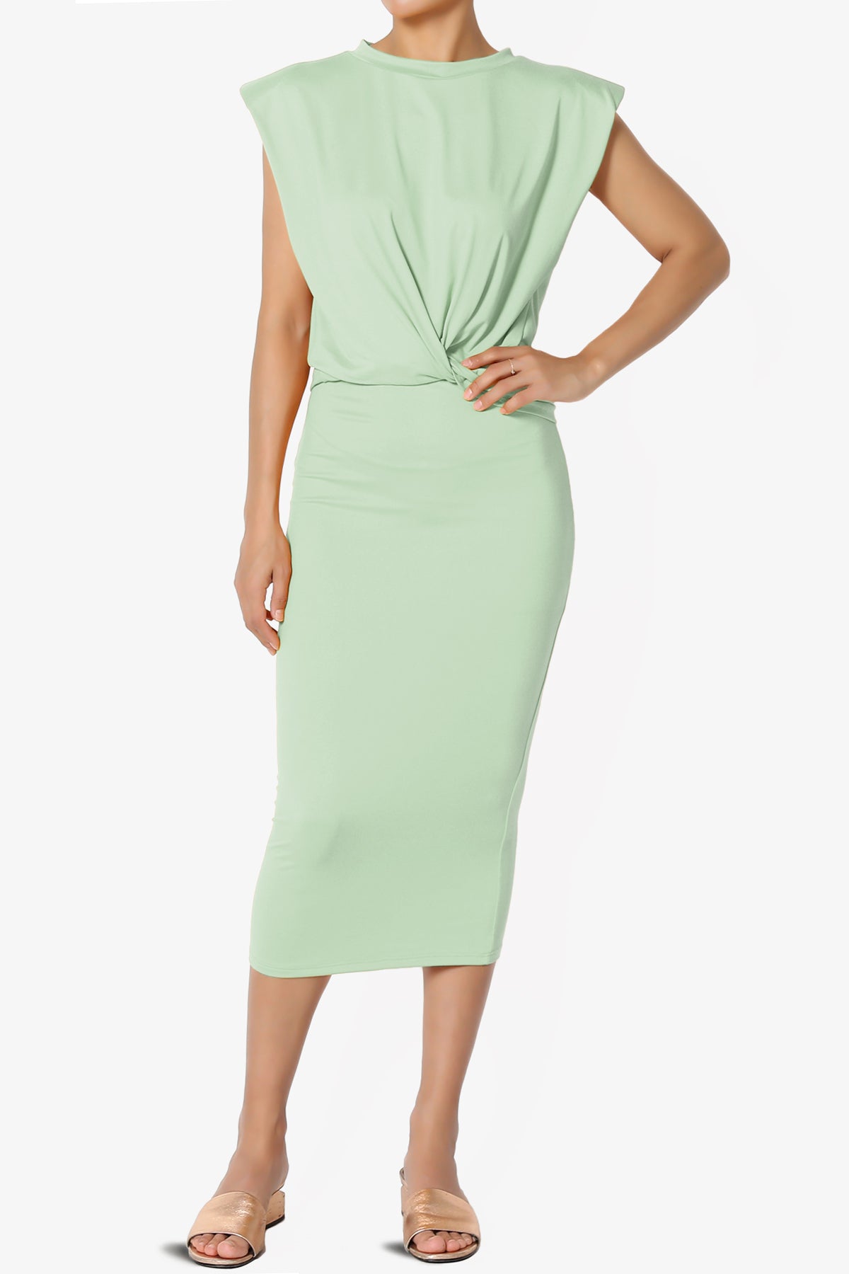 Joey Buttery Soft Knit Midi Pencil Skirt