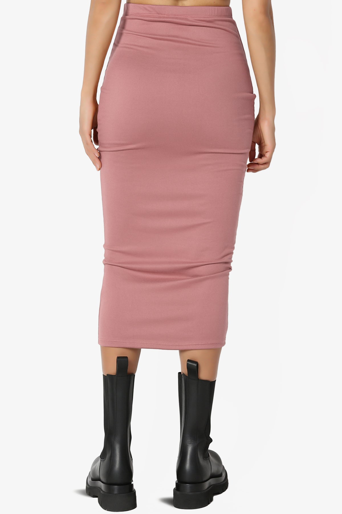 Joey Buttery Soft Knit Midi Pencil Skirt