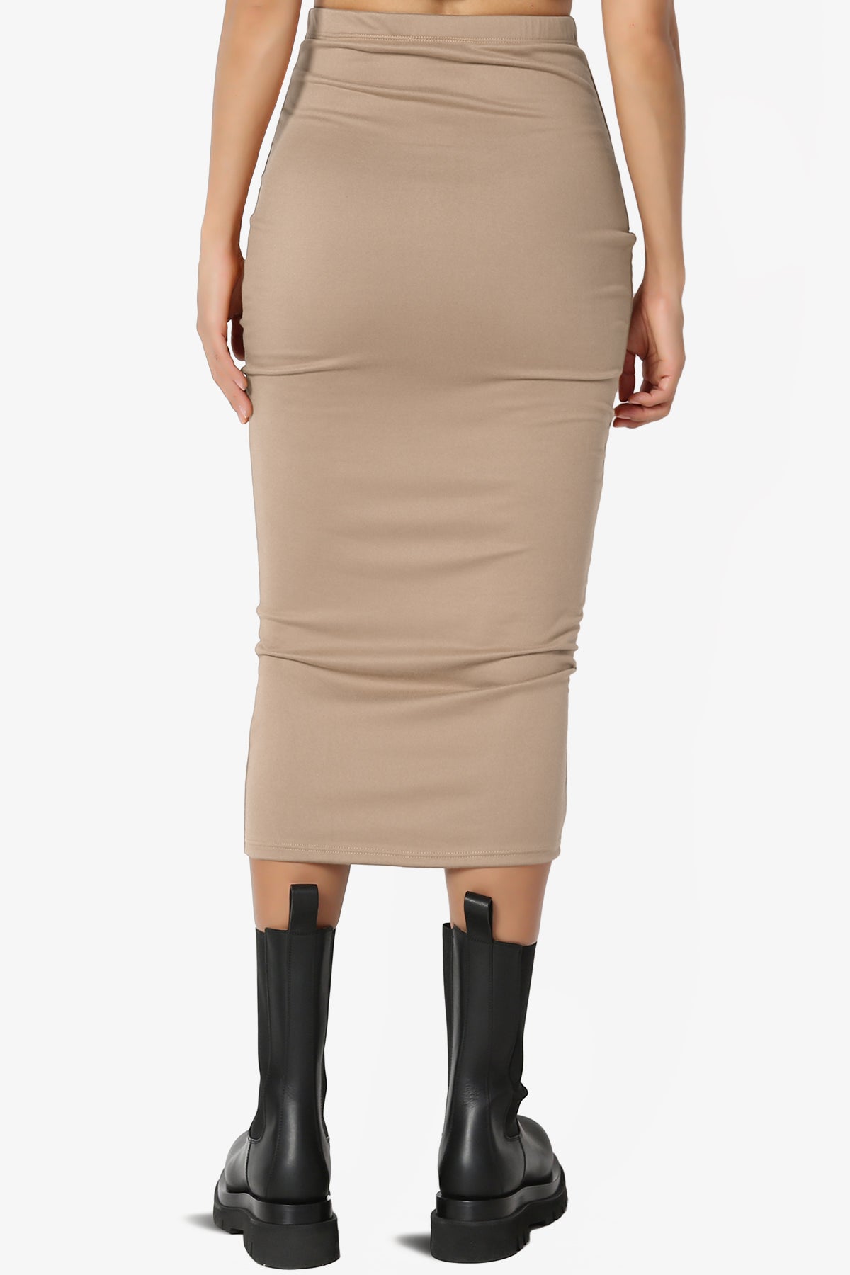 Joey Buttery Soft Knit Midi Pencil Skirt
