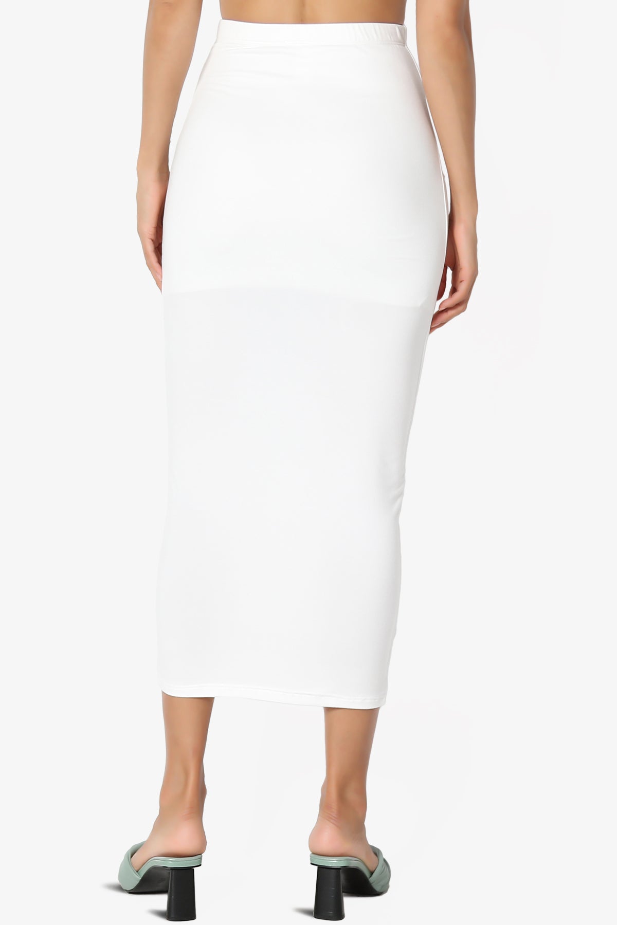 Joey Buttery Soft Knit Midi Pencil Skirt