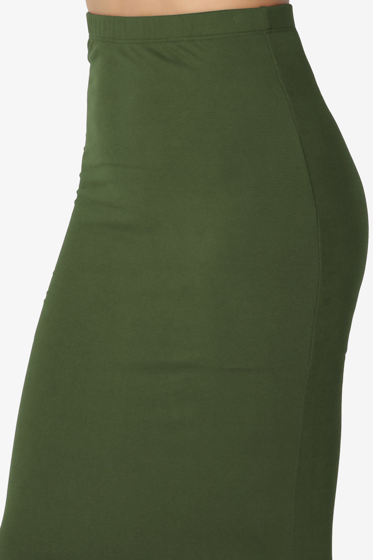 Joey Buttery Soft Knit Midi Pencil Skirt
