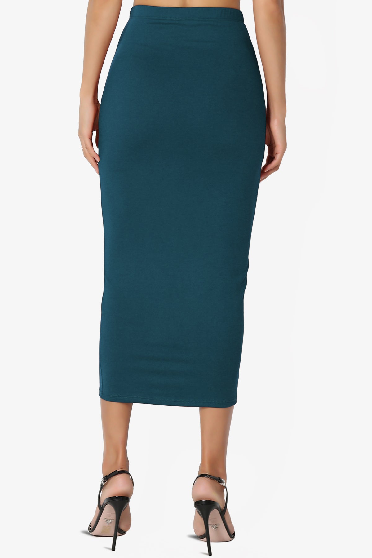 Joey Buttery Soft Knit Midi Pencil Skirt
