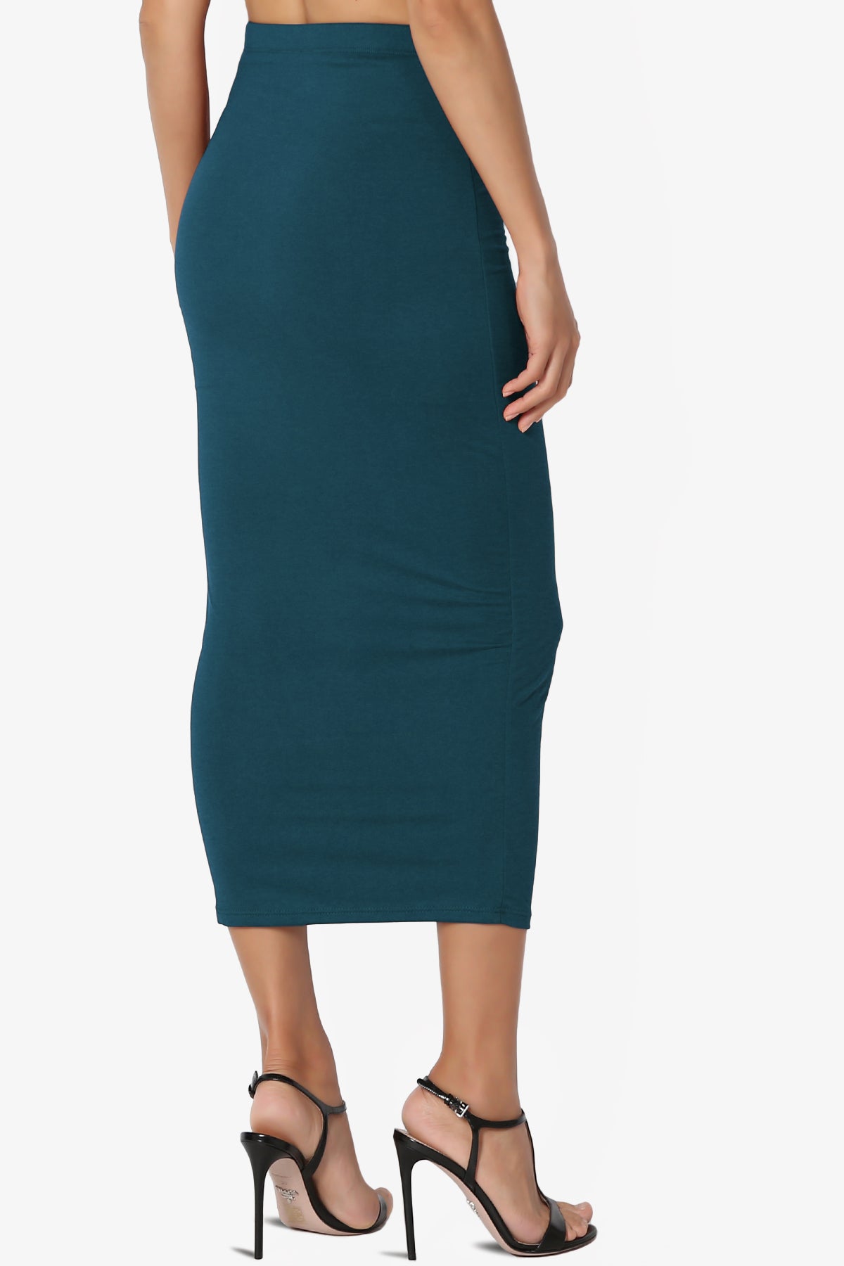 Joey Buttery Soft Knit Midi Pencil Skirt