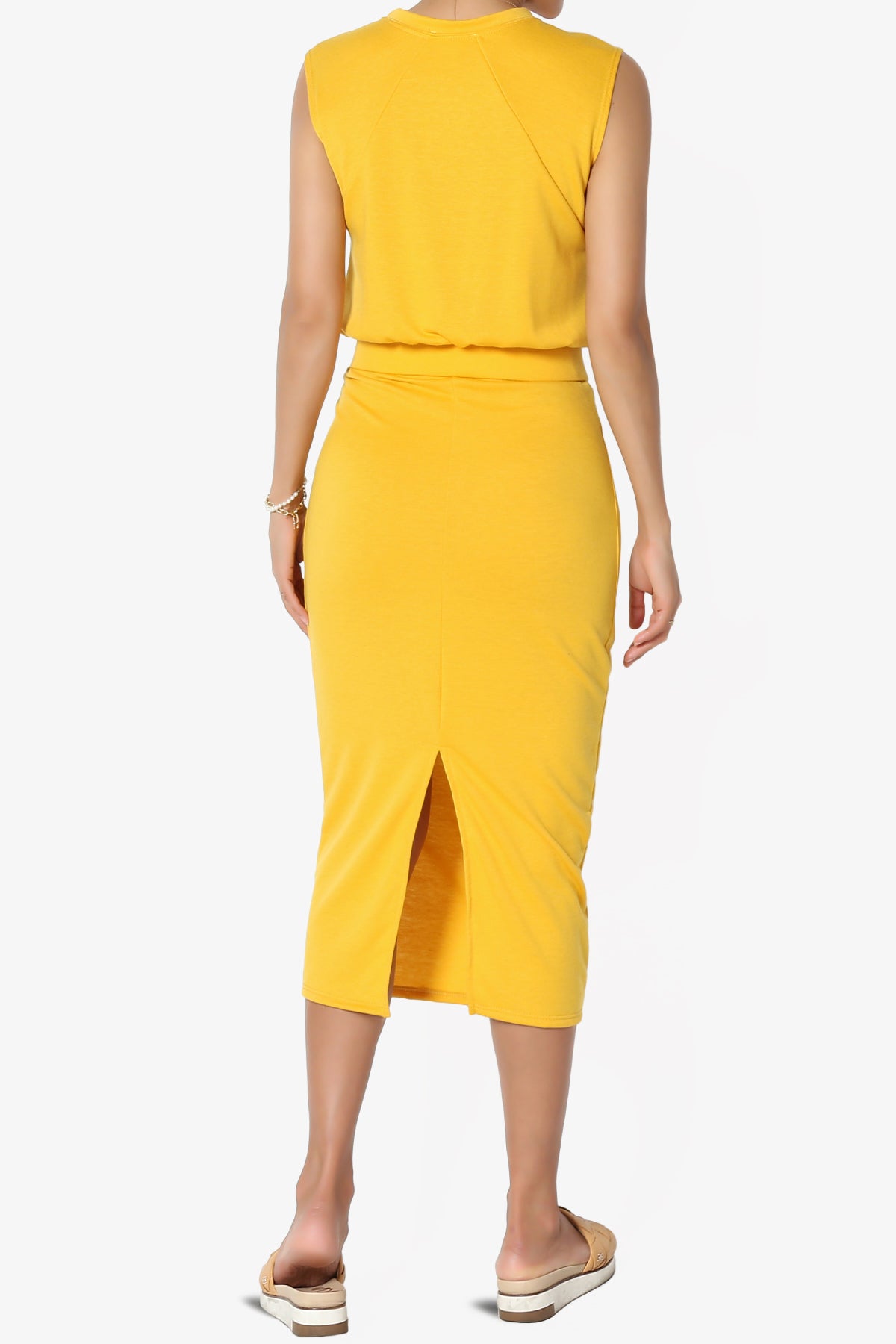 Discreet Crop Tank Top & Midi Skirt SET MORE COLORS