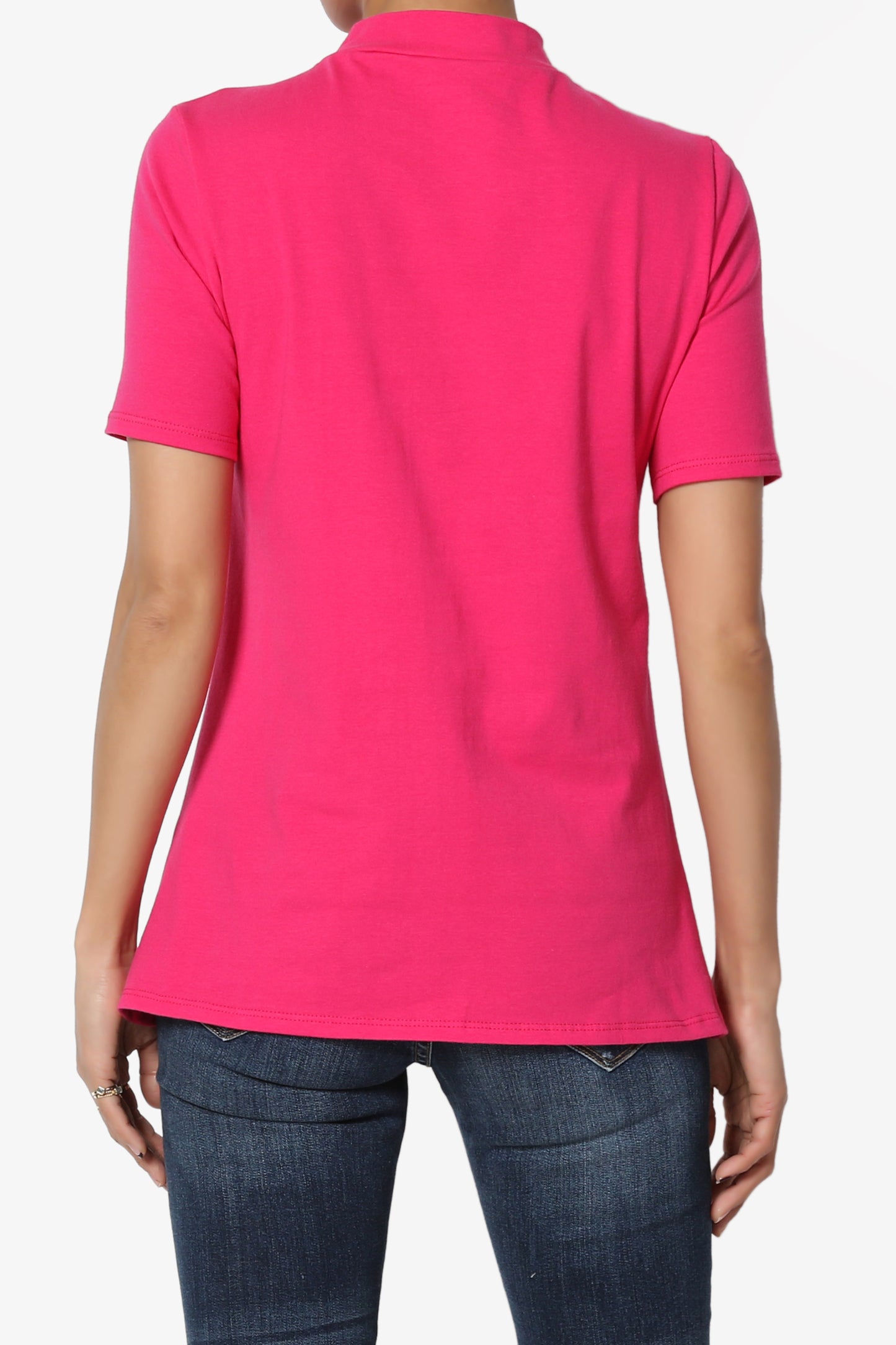 Kahiko Mock Neck Short Sleeve Tee - TheMogan