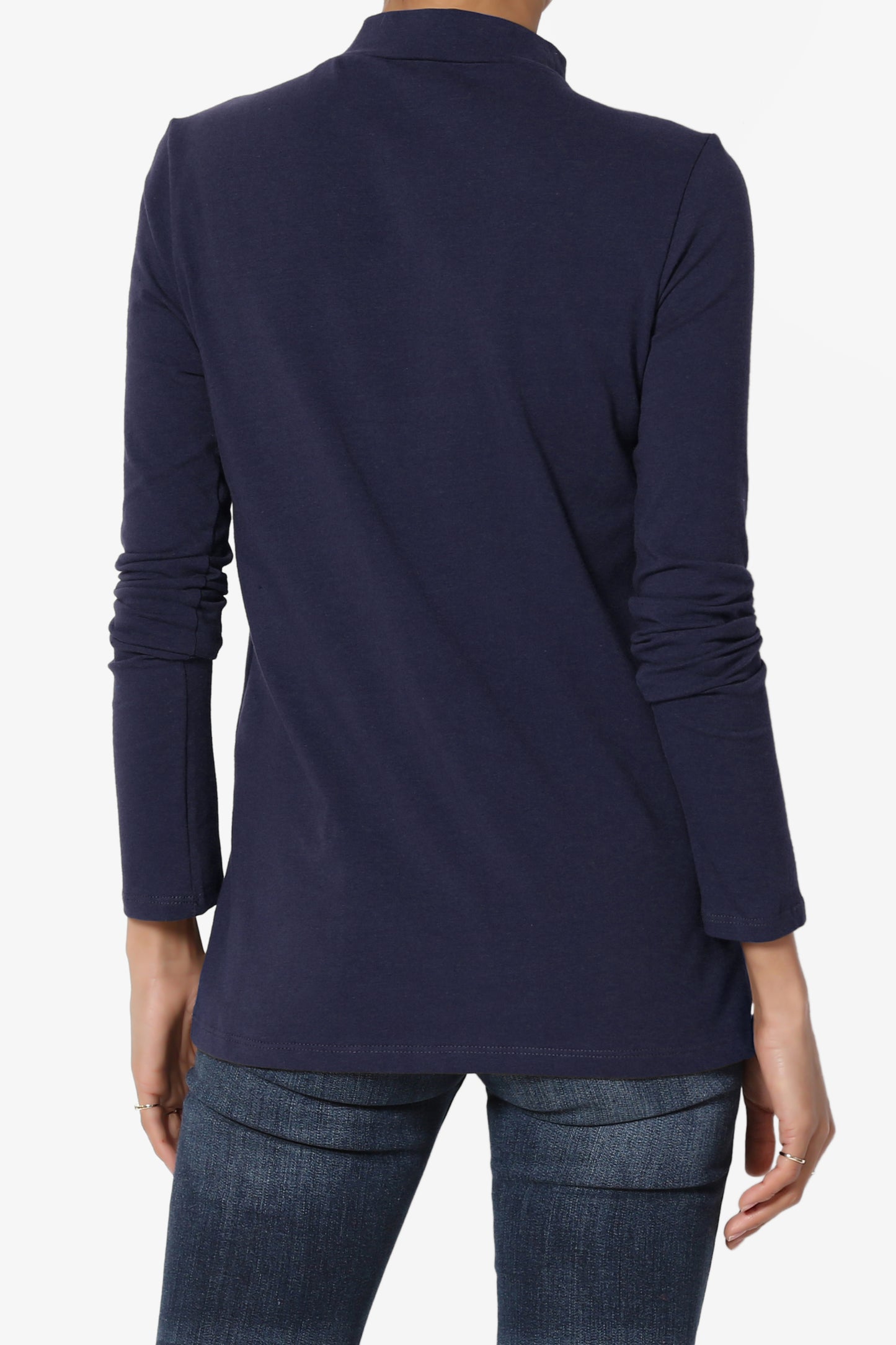 Kahiko Mock Neck Long Sleeve Tee