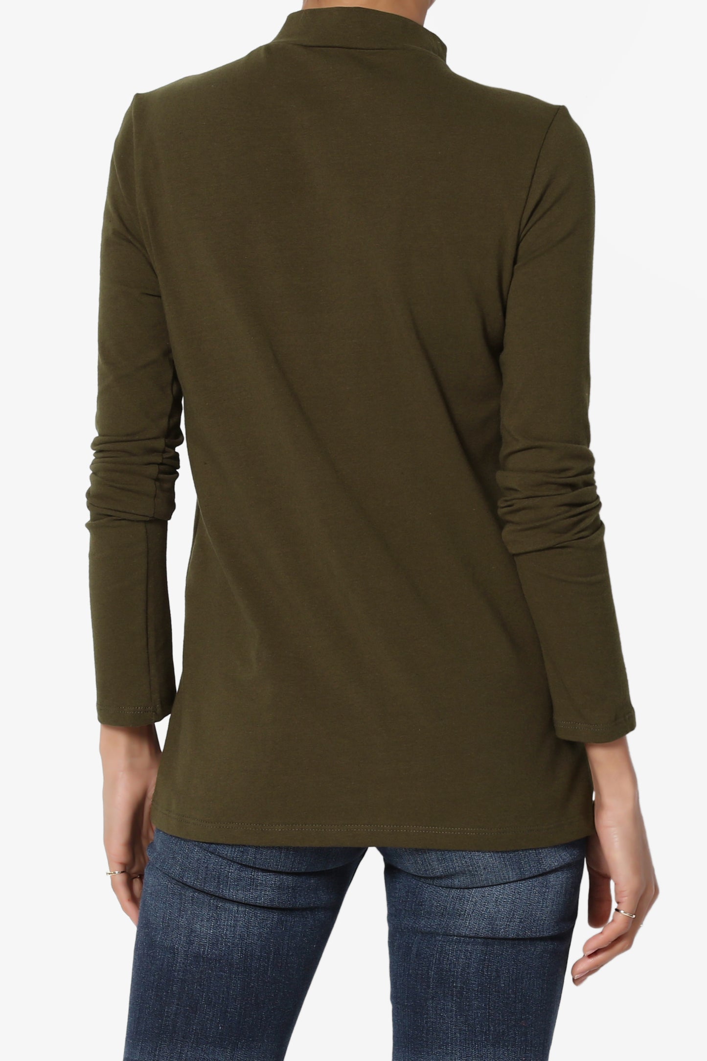 Kahiko Mock Neck Long Sleeve Tee