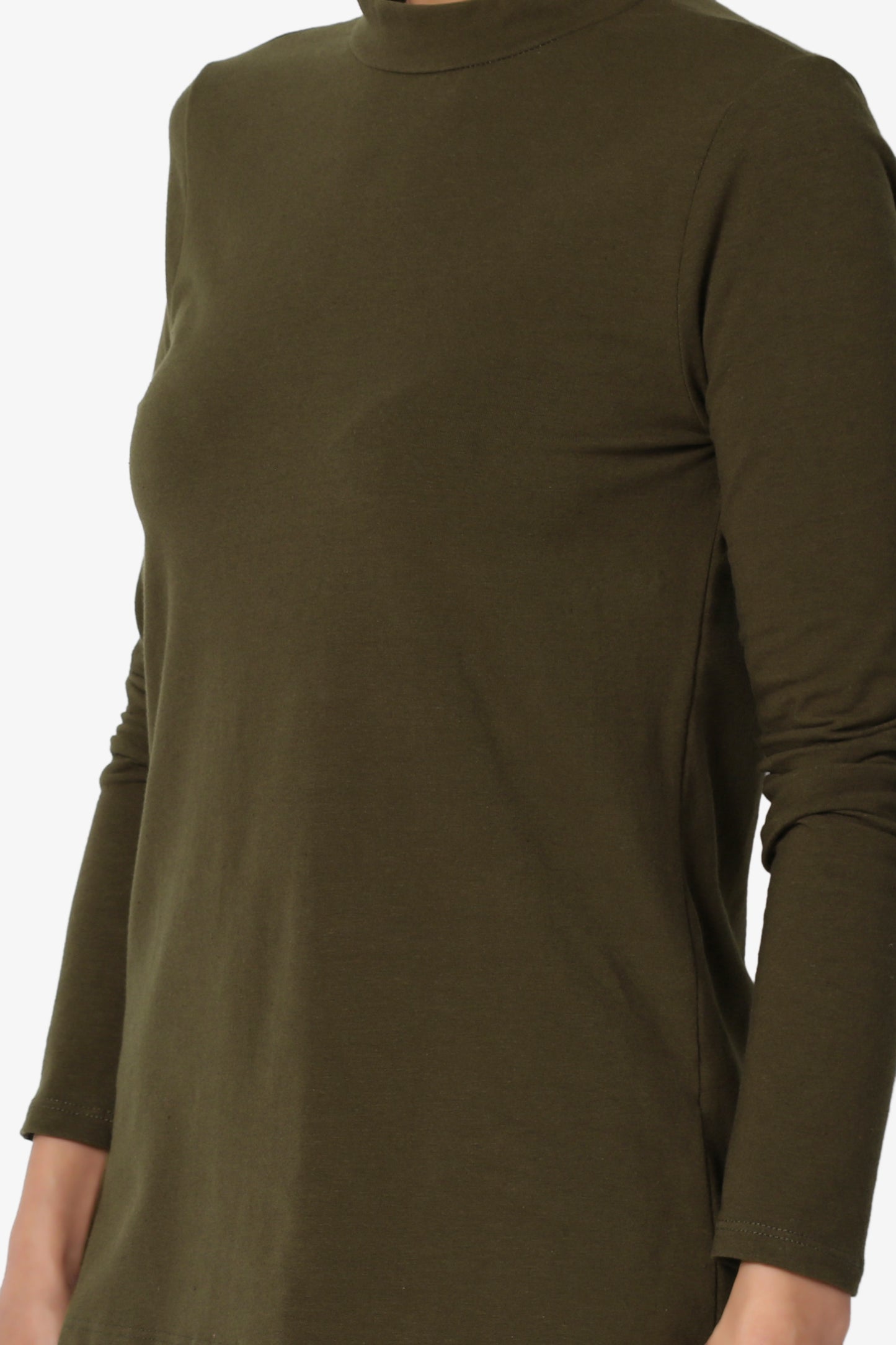 Kahiko Mock Neck Long Sleeve Tee