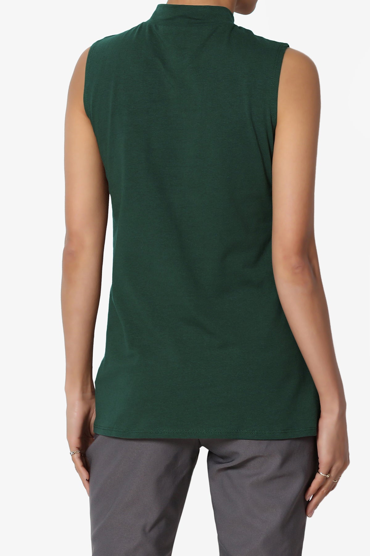 Kahiko Sleeveless Mock Neck Tee PLUS