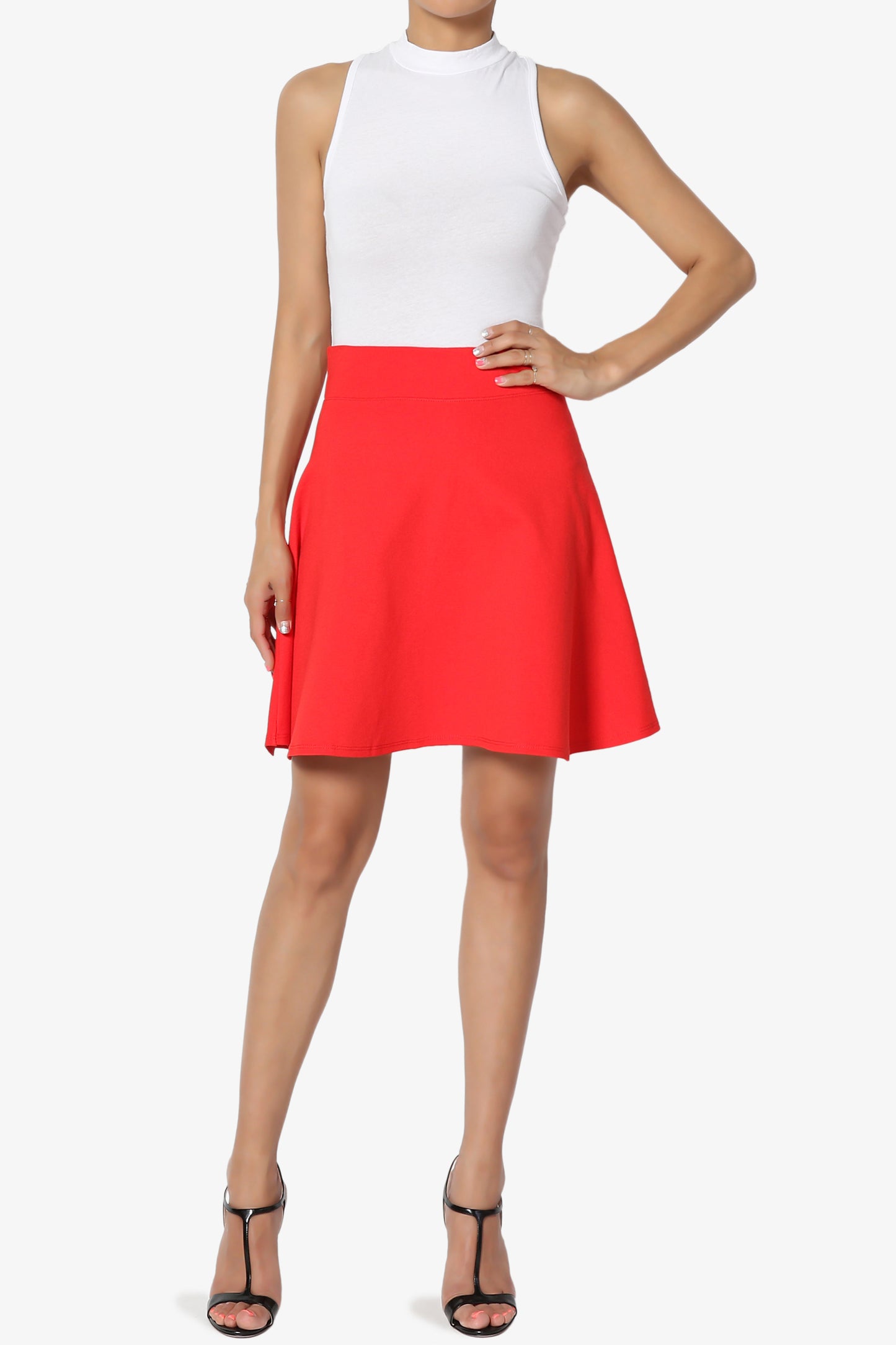 Charlez Ponte Mini Skirt - TheMogan