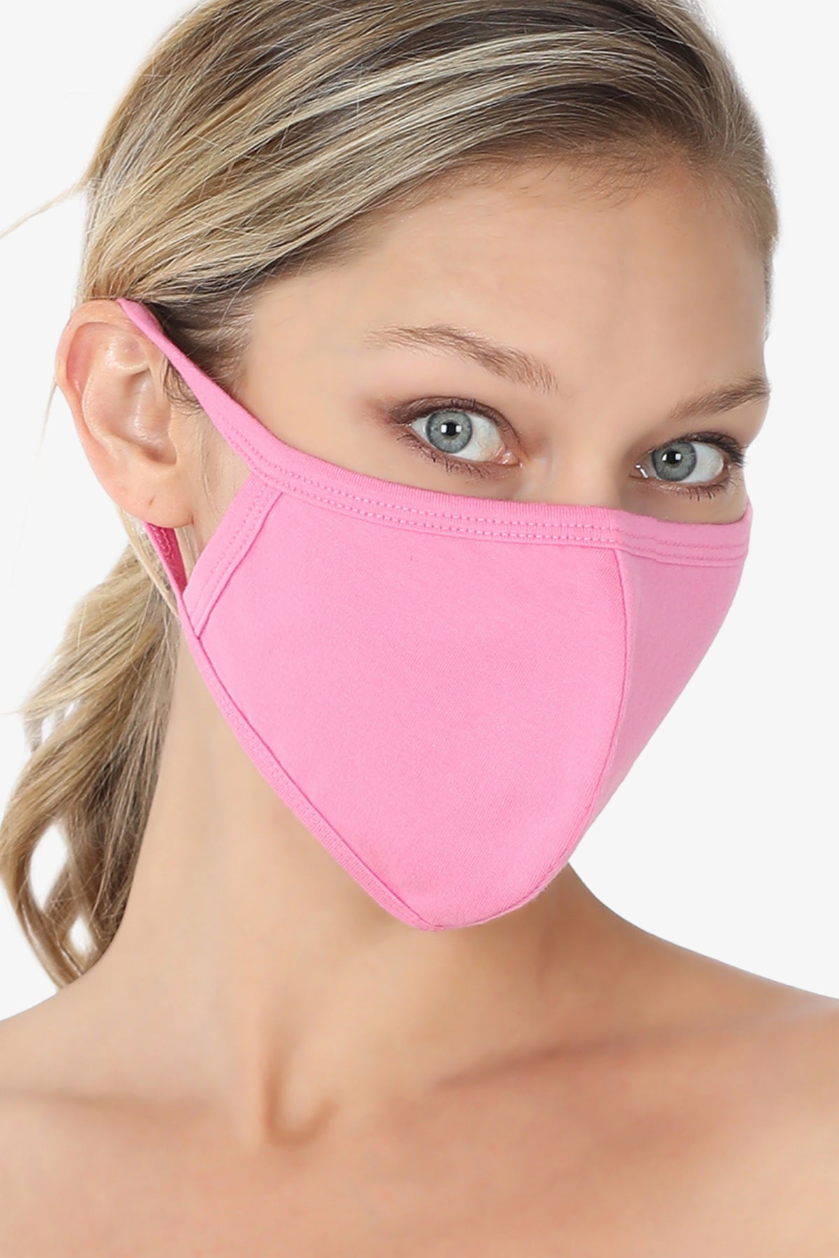 3 PACK Washable Cotton MASK W Soft Cotton Lining