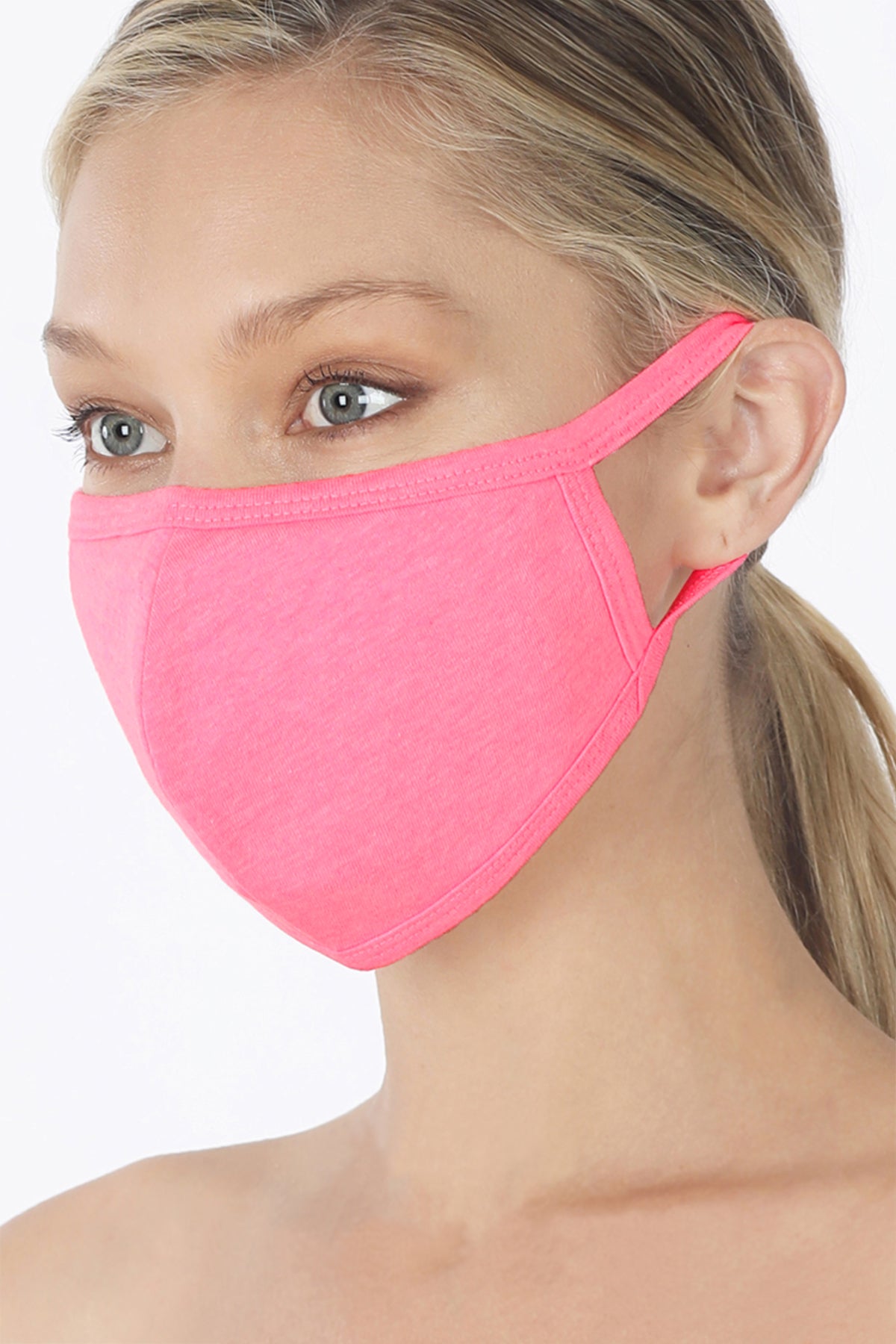 3 PACK Washable Cotton MASK W Soft Cotton Lining