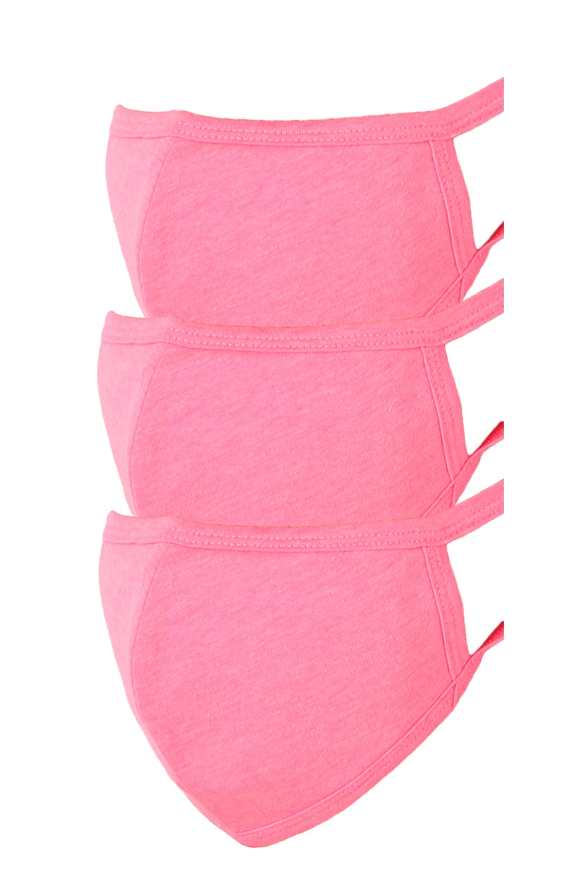 3 PACK Washable Cotton MASK W Soft Cotton Lining